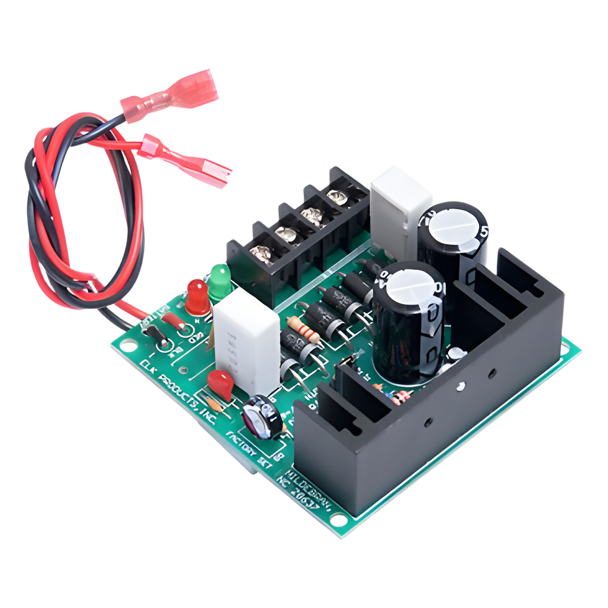 Fuente de Poder / Salida Ajustable 6/12/24 Vcc / Cargador Baterías 1.2-10 Ah / Protección Sobrecarga Autoreseteable / Indicadores LED CA/CD / Diseño Modular — ELK PRODUCTS · SKU ELKP-624