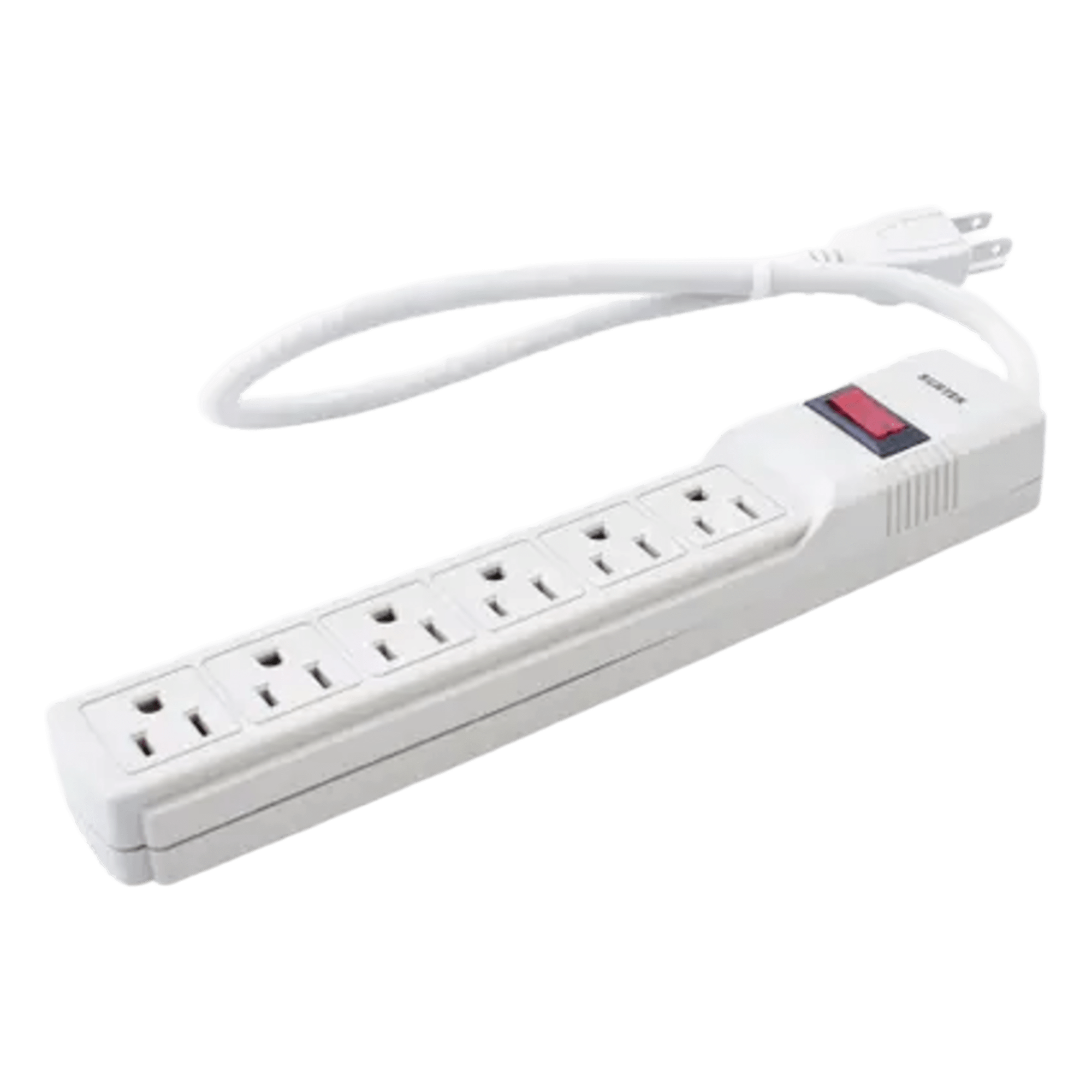 Multicontacto / Supresor de Picos 270 J / 6 Salidas NEMA 5-15R / Cable 45 cm (1.48 ft) / 15 A / 1875 W — SURTEK · SKU SYS-136220