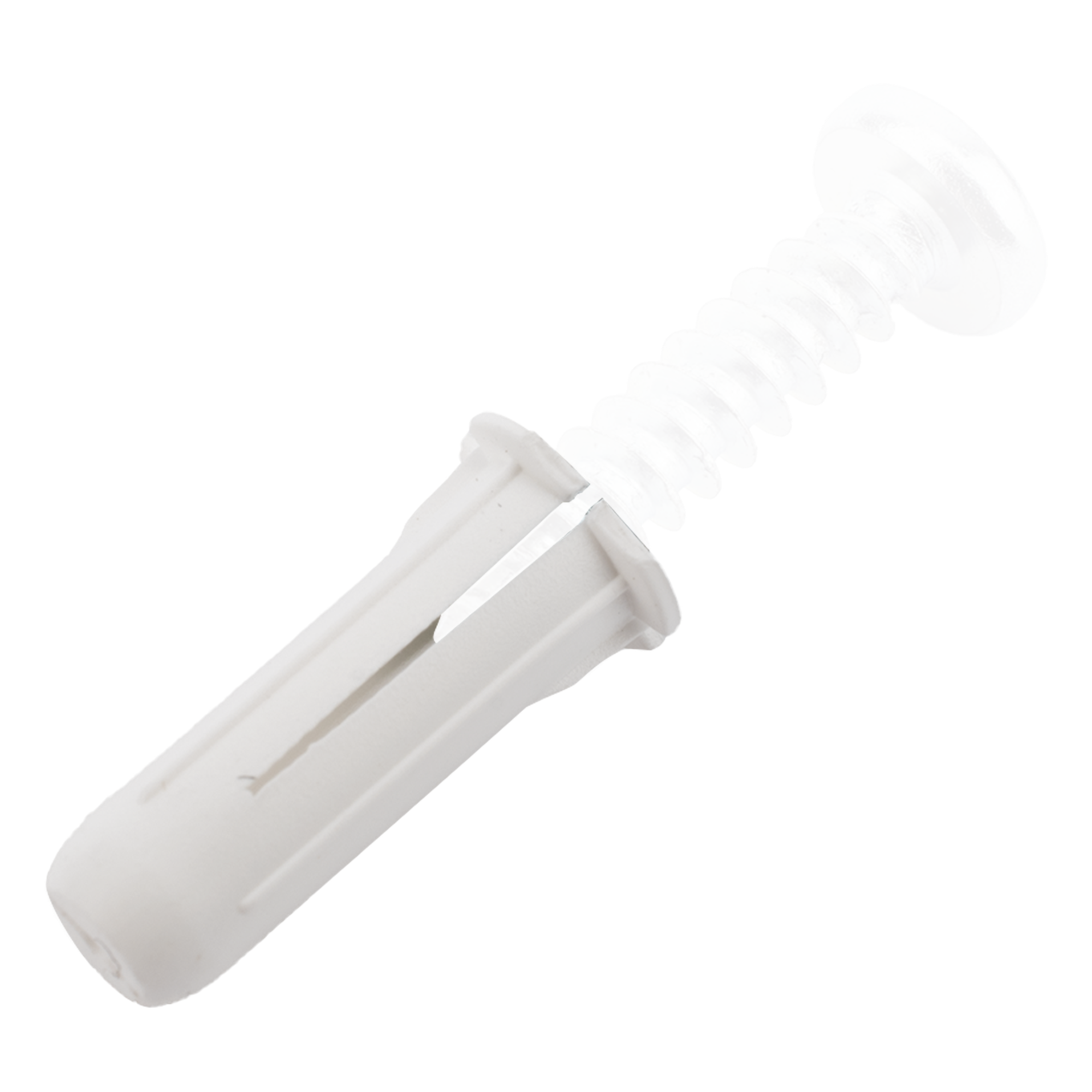 Taquete blanco 3/16" para tornillo 8mm x 3/4" (100pzs) (1101-01100) 