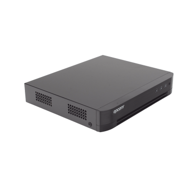 DVR Pentahíbrido / 6 Canales / 4 TURBOHD + 2 IP / 3K Lite / Audio Bidireccional Coaxitron / AcuSense / H.265+ / 1 Bahía HDD 10 TB
