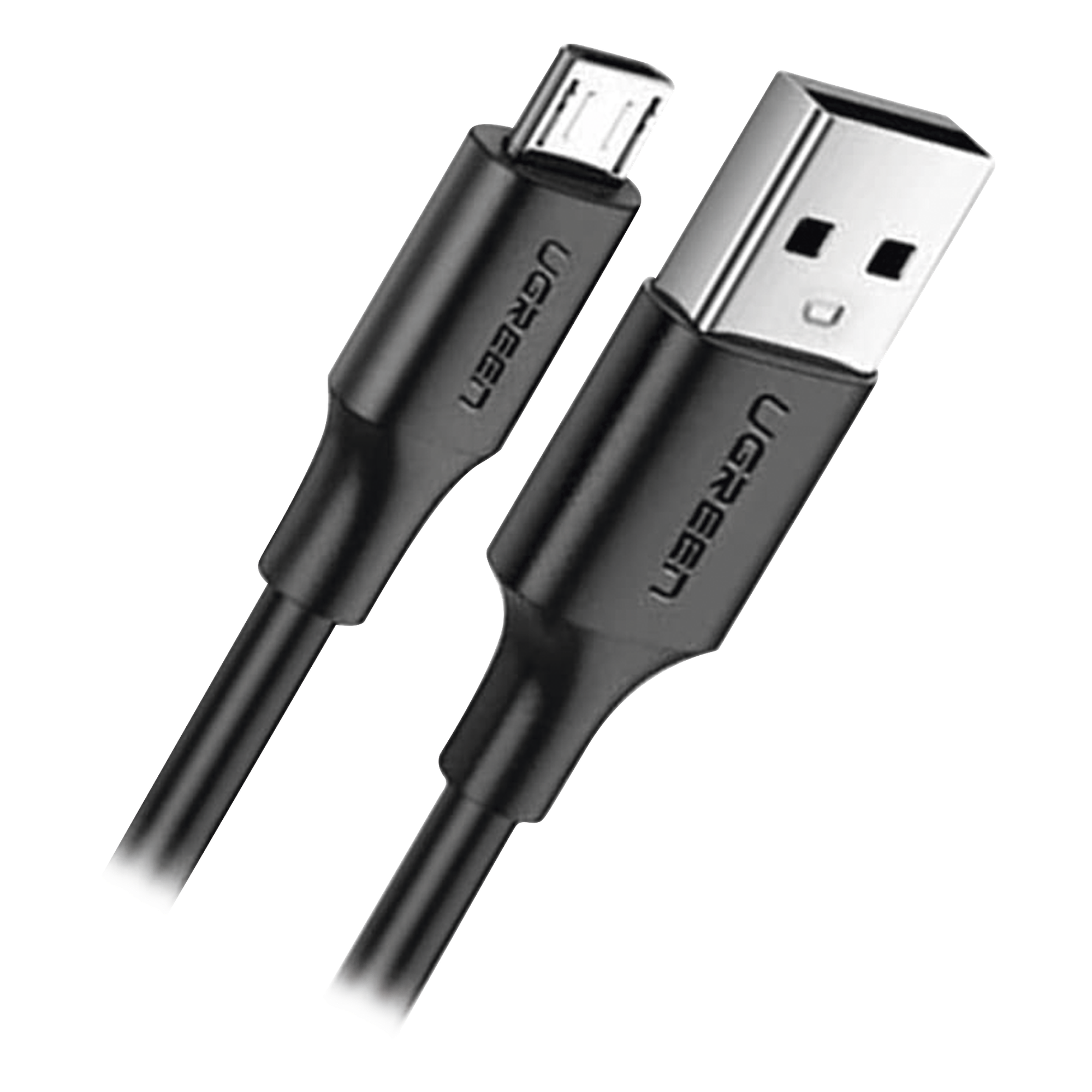 Cable USB-A a Micro USB / 1 Metro (3.28 Pies) / Carga Rápida QC 3.0/2.0 18W / Transferencia 480Mbps / 5,000 Flexiones / ABS y PVC — UGREEN · SKU 60136