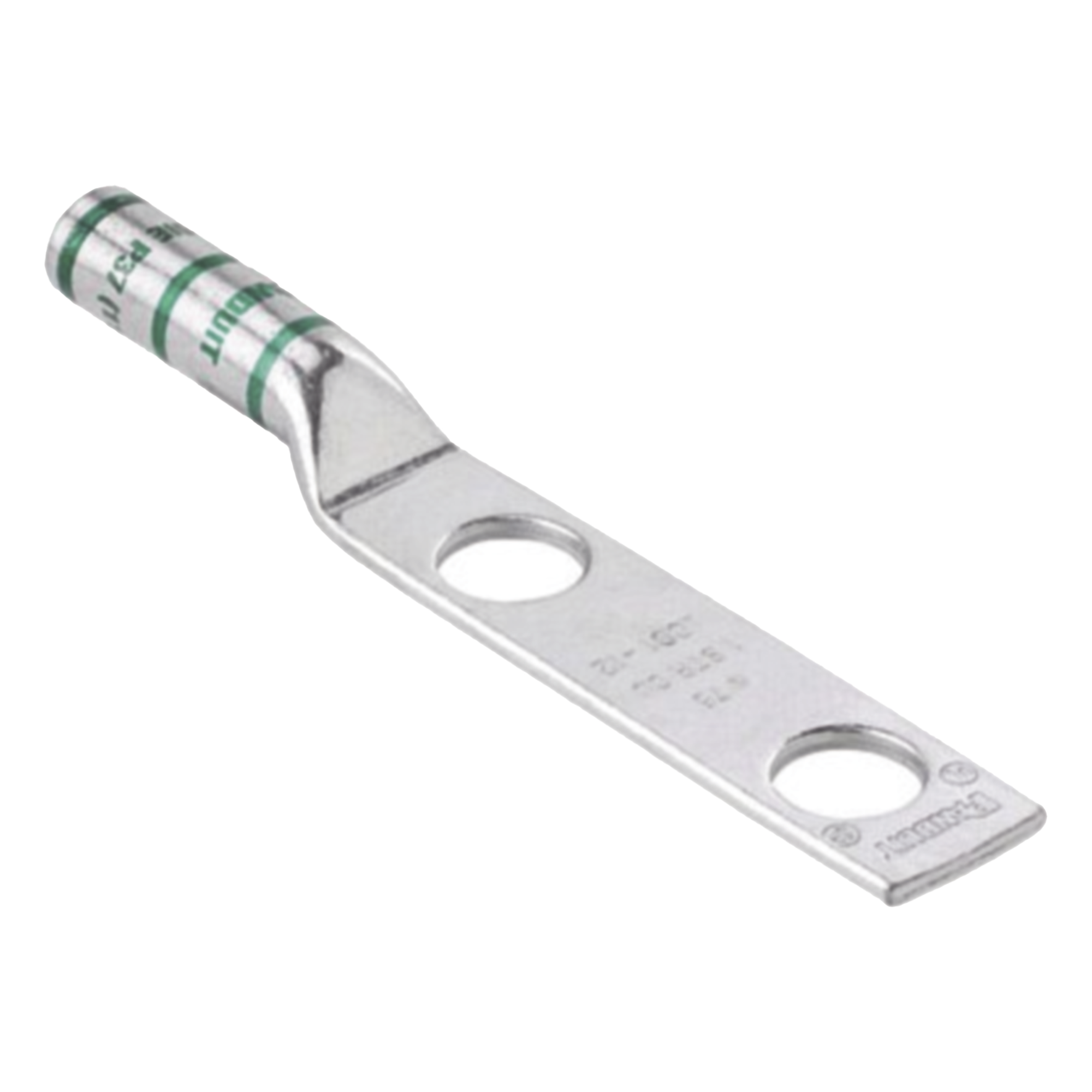 Conector de Compresión de Cobre / 2 Orificios 3/8 in / Calibre 2 AWG / Espaciado 25.4 mm (1 in) / Paquete 25 Pz — PANDUIT · SKU LCC2-38D-Q
