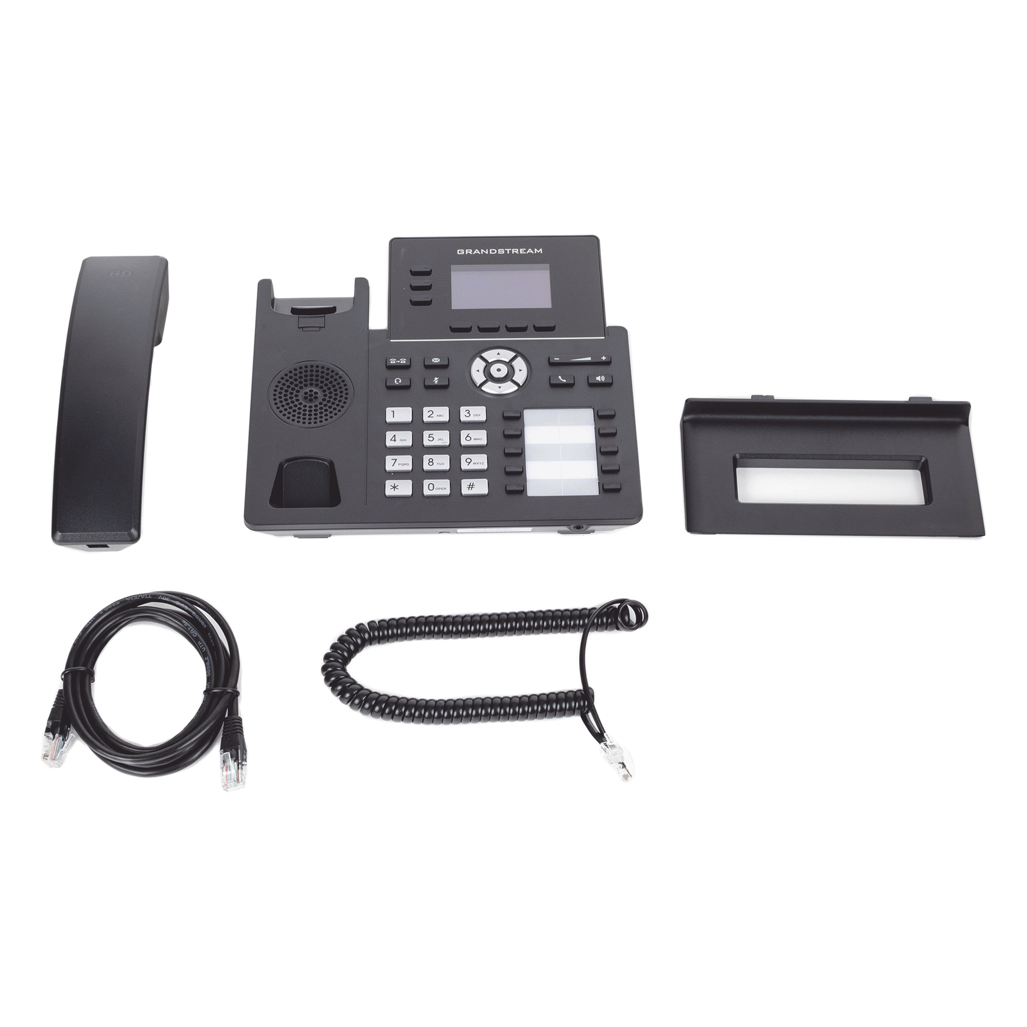 Teléfono IP / 3 Líneas SIP / 6 Cuentas / 10 Botones BLF / Gigabit Ethernet / Conferencia 5 Participantes / EHS / GDMS