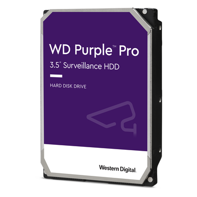 Disco duro de vigilancia / 18TB / 7200RPM / SATA III 6Gb/s / 512MB caché / 3.5" / 64 cámaras HD — Western Digital (WD) · SKU WD181PURP