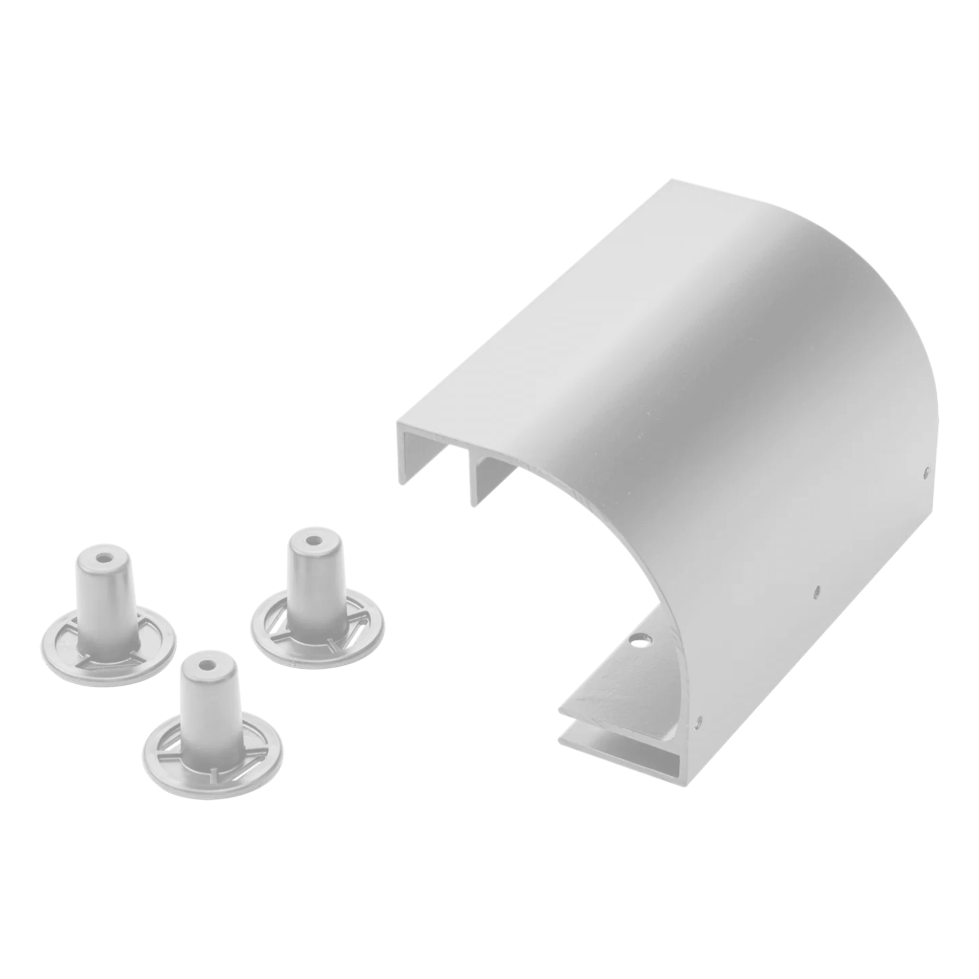 Accesorio de Bajada de Cable / Escalerilla de Aluminio / Ancho 12 pulg. (305 mm) / Acabado en Polvo Blanco / Grosor 2.5 mm — HOFFMAN · SKU LSRDW