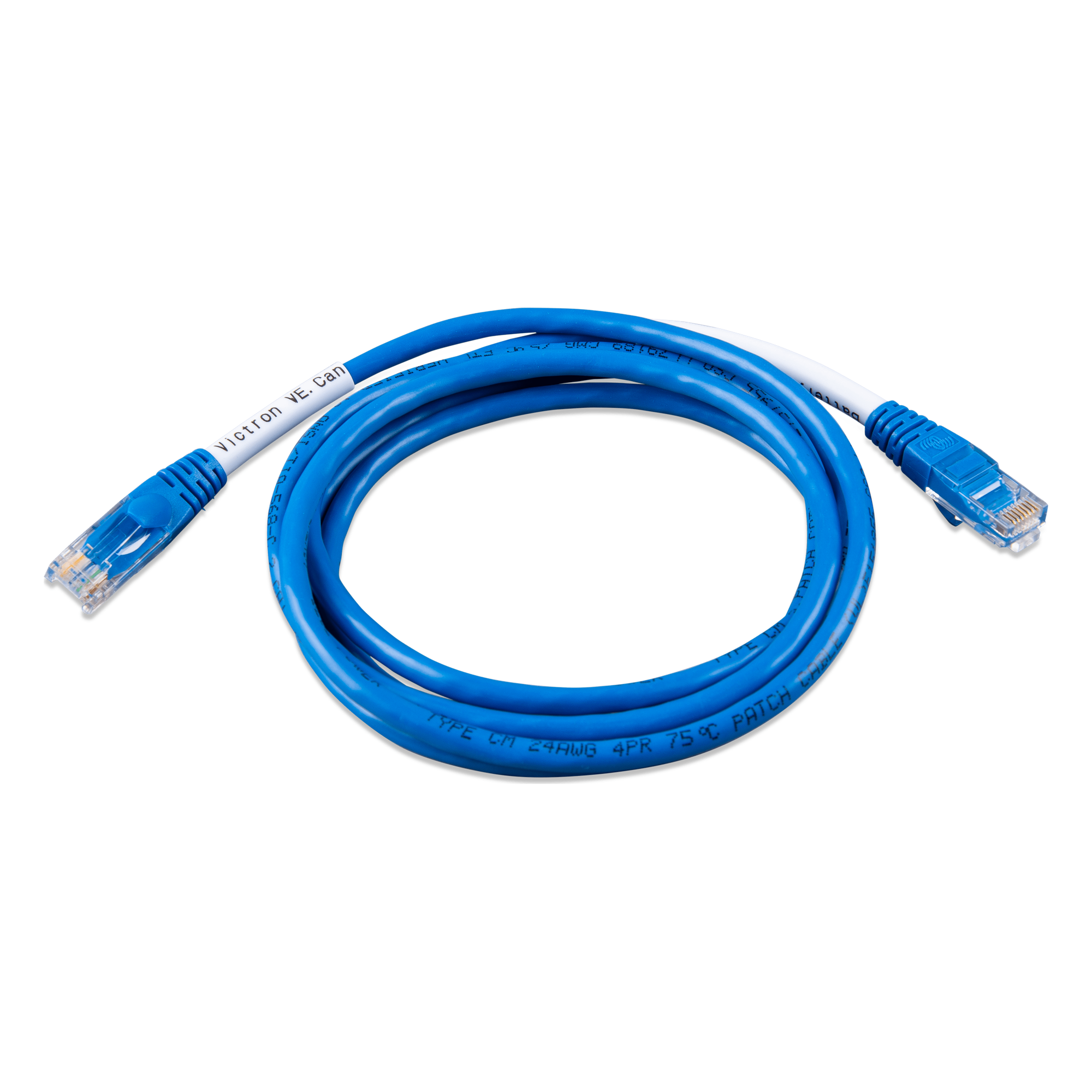 Cable de Comunicación VE.Can Tipo B / 1.8 m (5.9 ft) / Integración CAN-Bus BMS / Compatible con Baterías de Litio de Terceros — VICTRON ENERGY · SKU CBLVECANTB