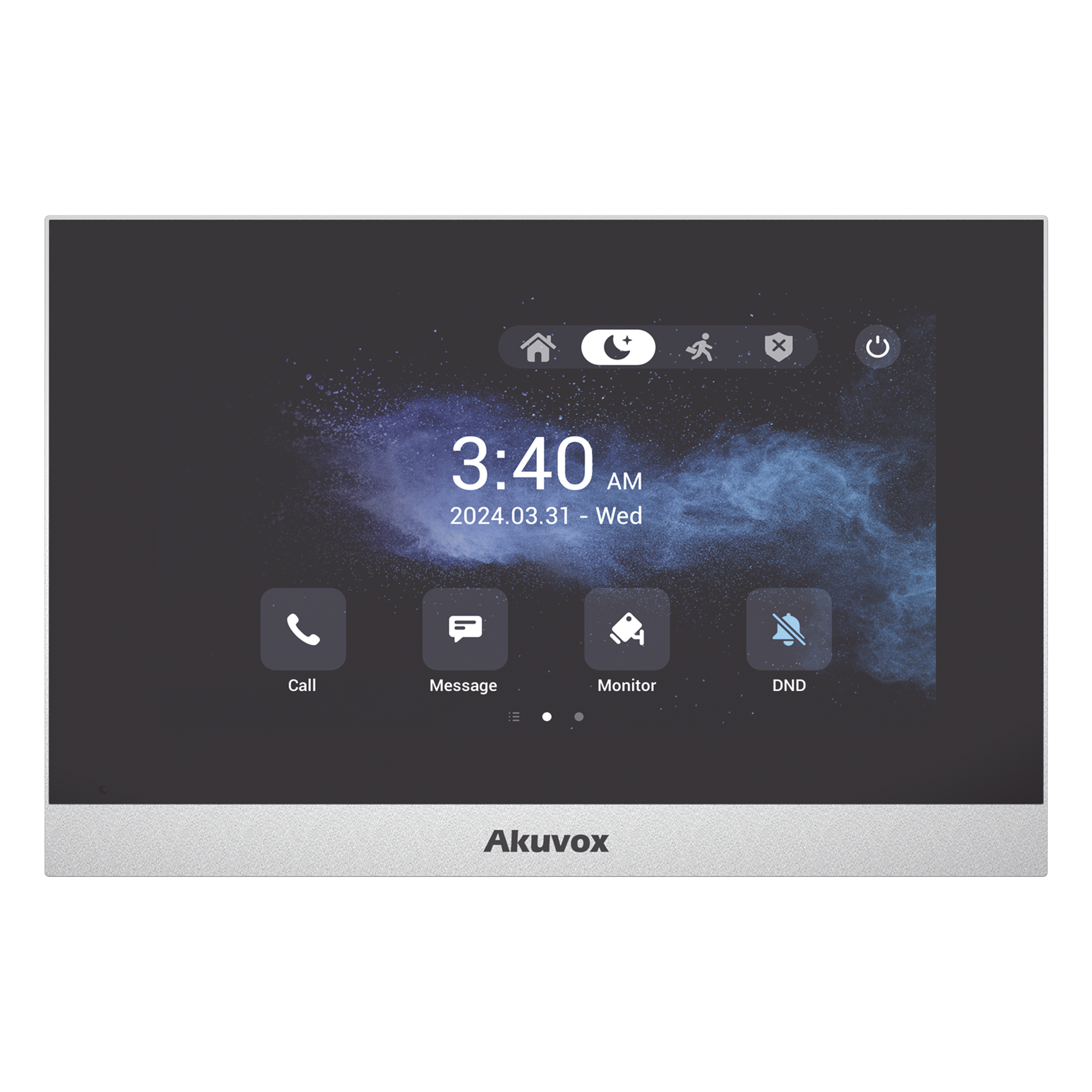 Monitor ANDROID / Soporta APP Android / Pantalla Touch Screen LCD 7" / WiFi / Punto WIFI / Bluetooth / PoE / SIP / 8 Entradas de Alarma / 1 Salida de Relé / Comunicación con App de Familiares / Administración 100 % en la Nube