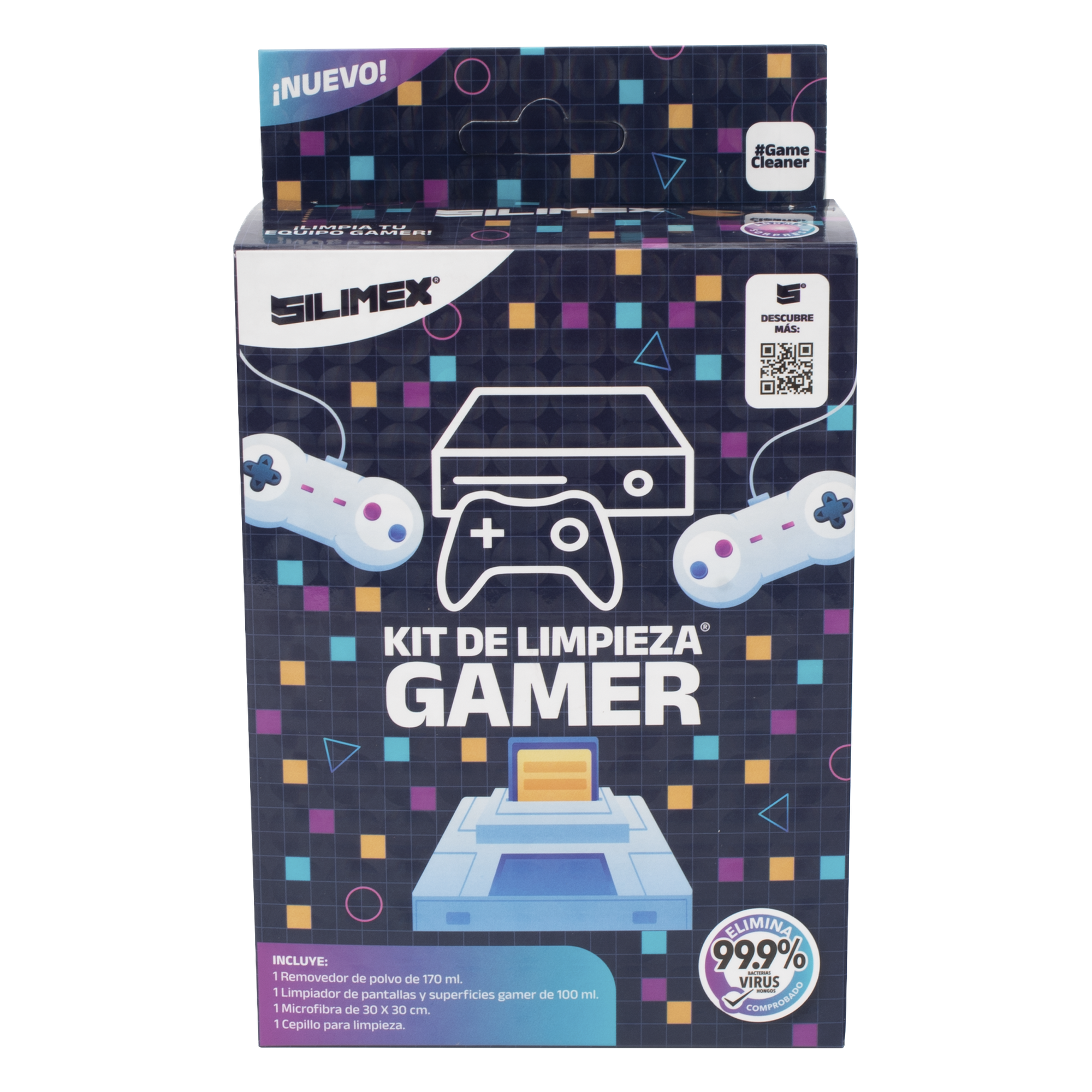 Kit de Limpieza / 2 Soluciones 100ml y 170ml / Toallita Microfibra 30x30cm / Protección Antiestática y UV — SILIMEX · SKU KIT-GAMER
