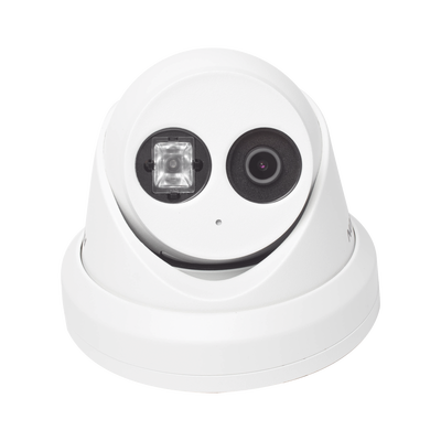Turret IP 4 Megapixel / Lente 2.8 mm / 30 mts IR EXIR / Exterior IP67 / WDR 120 dB / PoE / ACUSENSE (Evita Falsas Alarmas) / Micrófono Integrado / Metal  / MicroSD / ONVIF / ACUSEARCH