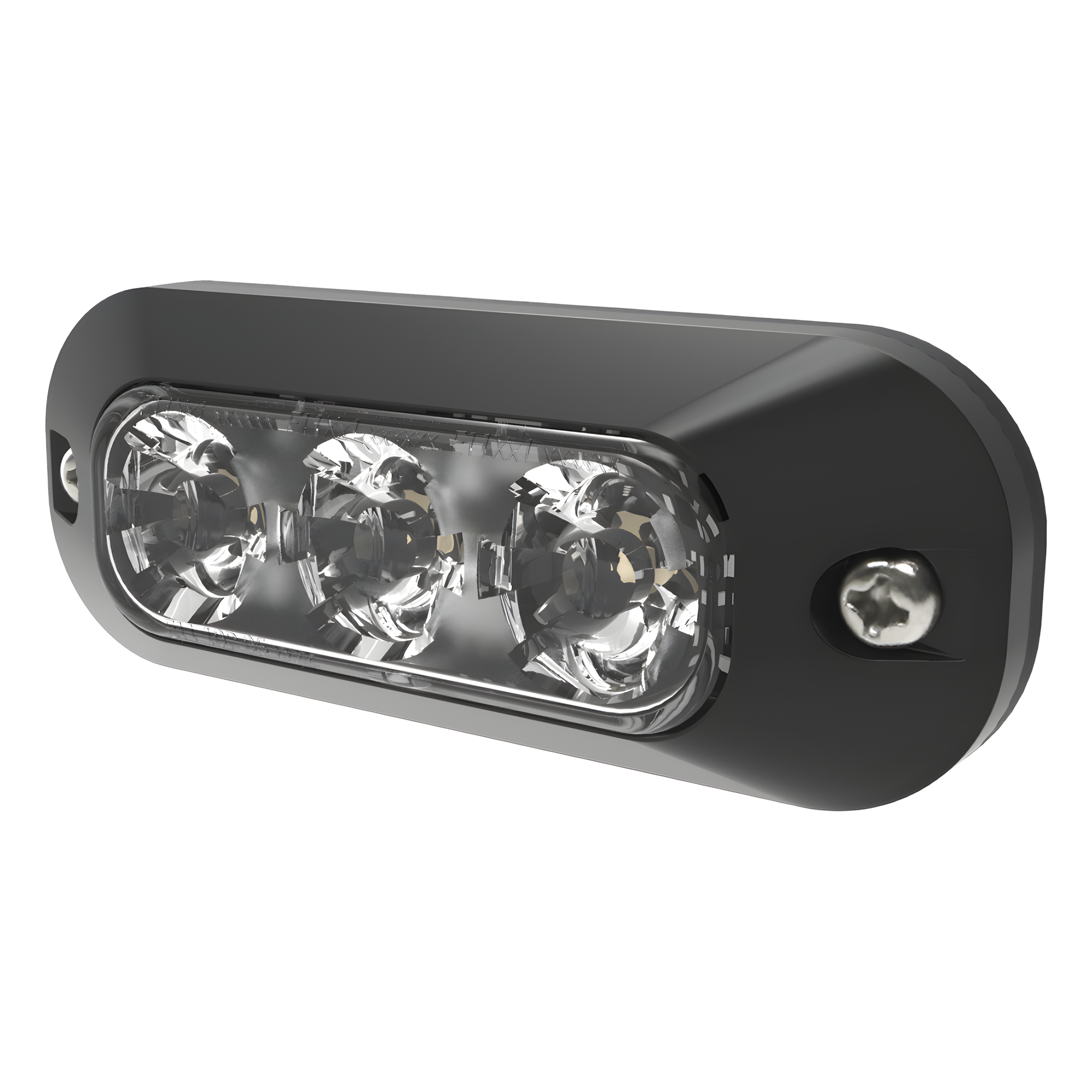 Luz Auxiliar de 3 LED, Blanco, Lente Transparente