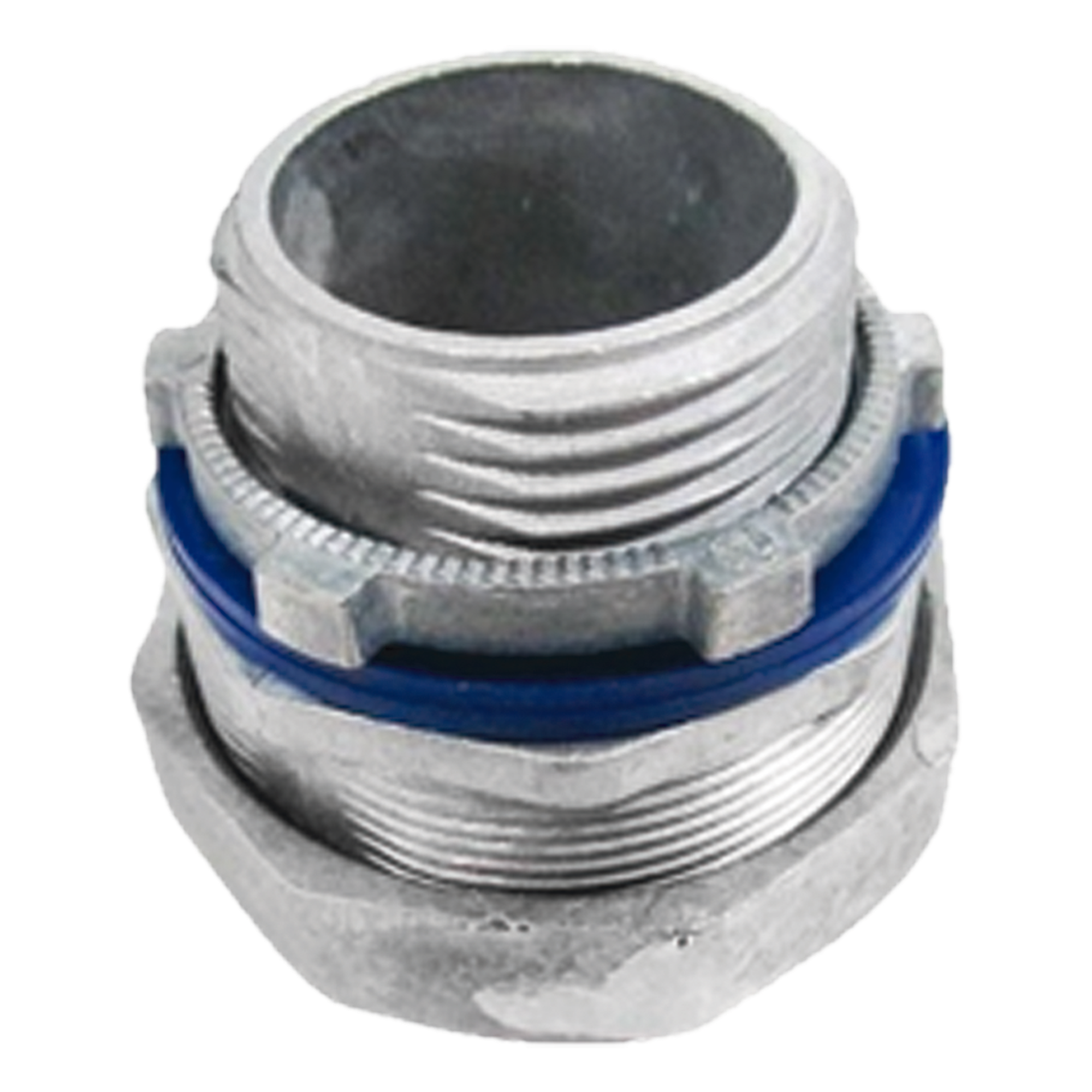 Conector Recto para Tubo Liquidtight / 1 1/4" (32 mm) / Acabado Bruñido Brillante / Certificación NEMA FB-1 y UL 514B — ANCLO · SKU ANC-HLR114