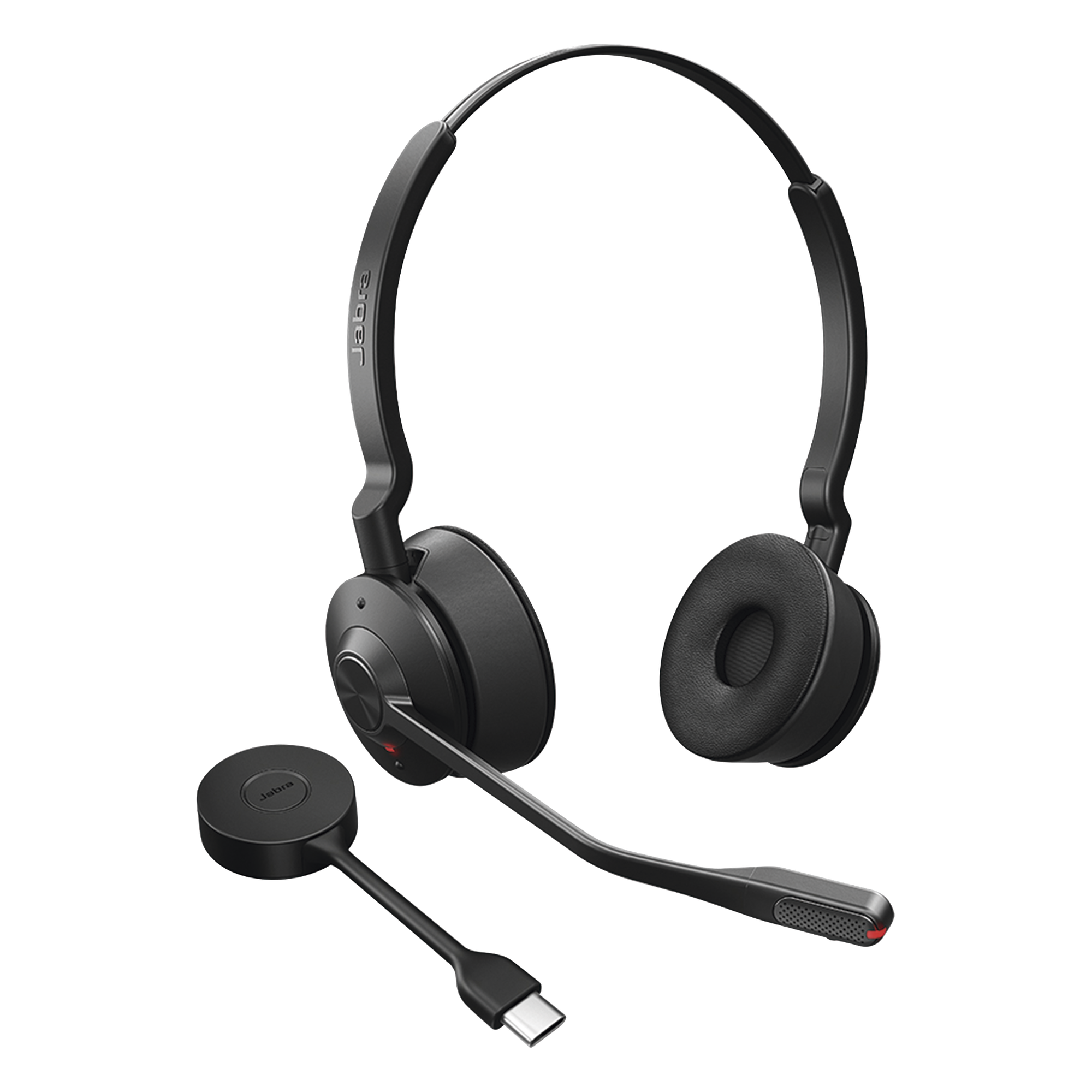 Diadema Inalámbrica / DECT USB-A / Cancelación Activa de Ruido / Alcance 150 m (492.1 ft) / Multipunto 4 Auriculares / SafeTone 2.0 — JABRA · SKU ENGAGE55-MS-STEREO-A