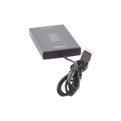 Lector Enrolador de Escritorio para tarjetas de Proximidad ROSSLARE (MIFARE 13.56 MHZ), Compatible con AXTRAXNG y  AXTRAXPRO