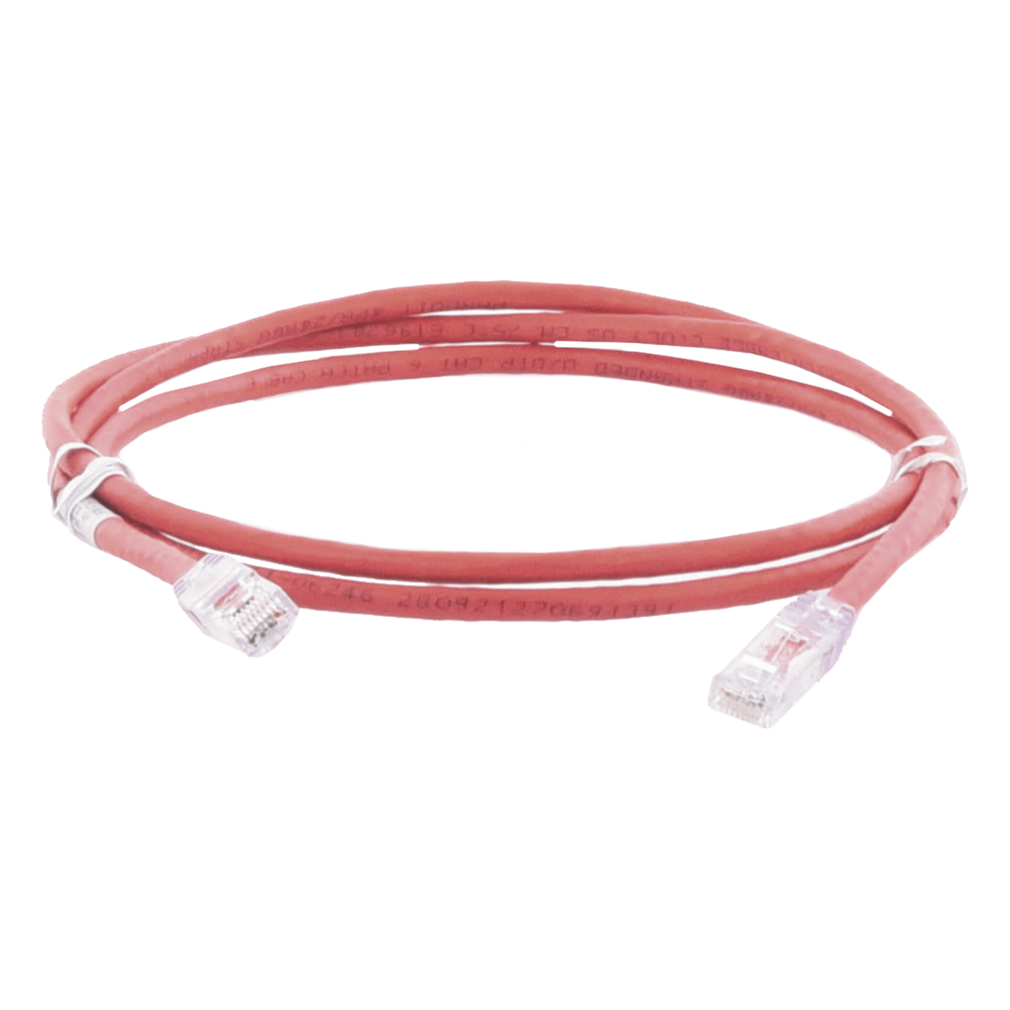 Cable de Parcheo / Cat 6 / U/UTP / 2.1 m (7 ft) / 24 AWG / CM / Rojo — PANDUIT · SKU NK6PC7RDY