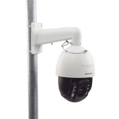 [PROTECCIÓN ACTIVA] Domo PTZ IP 8 Megapixel / 25X Zoom / 200 mts IR / ACUSENSE (Evita Falsas Alarmas) / IP66 / IK10 / Alerta Audible y Luz Estroboscópica / Autoseguimiento 2.0 / Hi-PoE / DARKFIGHTER / Rapid Focus / microSD