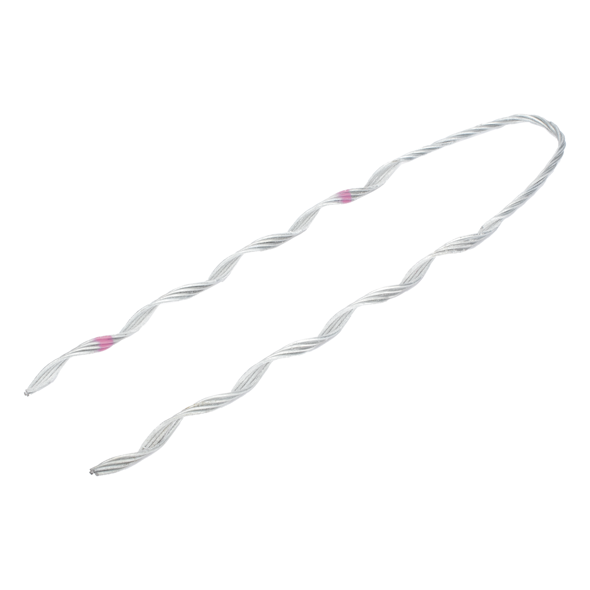 Remate Preformado para Fibra Óptica / Acero Galvanizado / Diámetro 7.5 - 8 mm / 24 Hilos / Longitud 460 mm (18.1 ft) / Ambientes Costeros — LINKEDPRO BY EPCOM · SKU LP-RP7508