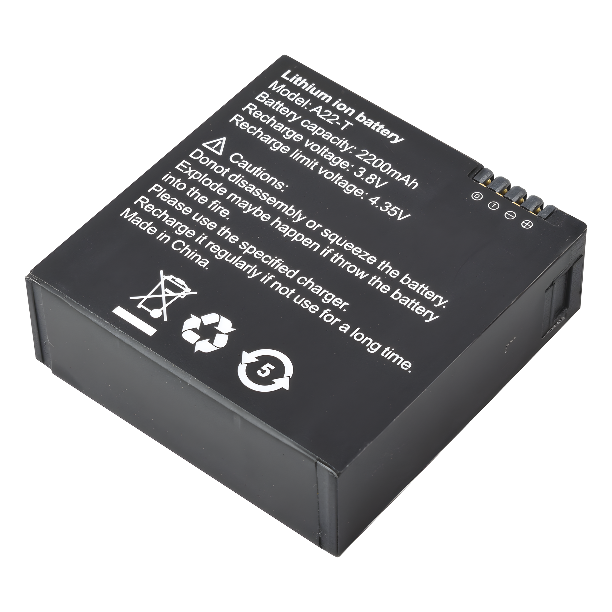 Batería de Respaldo / 3.8 VCC / 2200 mAh / Litio / 40 x 40 x 13 mm — EPCOM · SKU XMRX5BATTERY