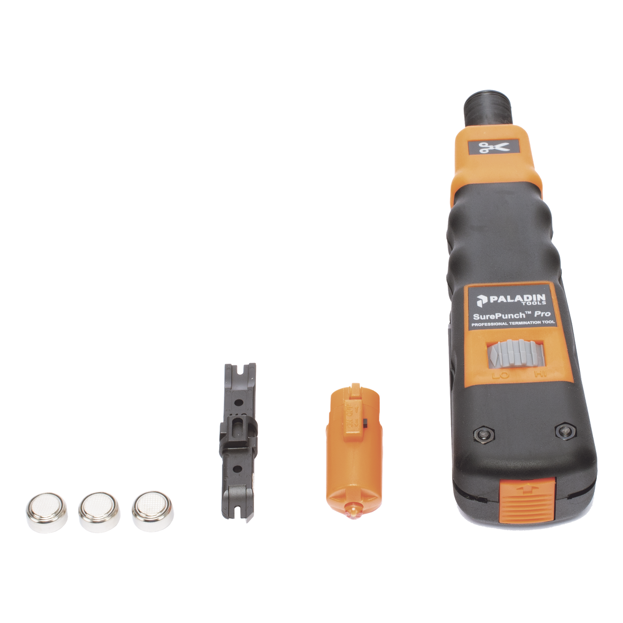 Herramienta de Impacto Punchdown para Terminación de Conectores Estilo 110 con Luz LED