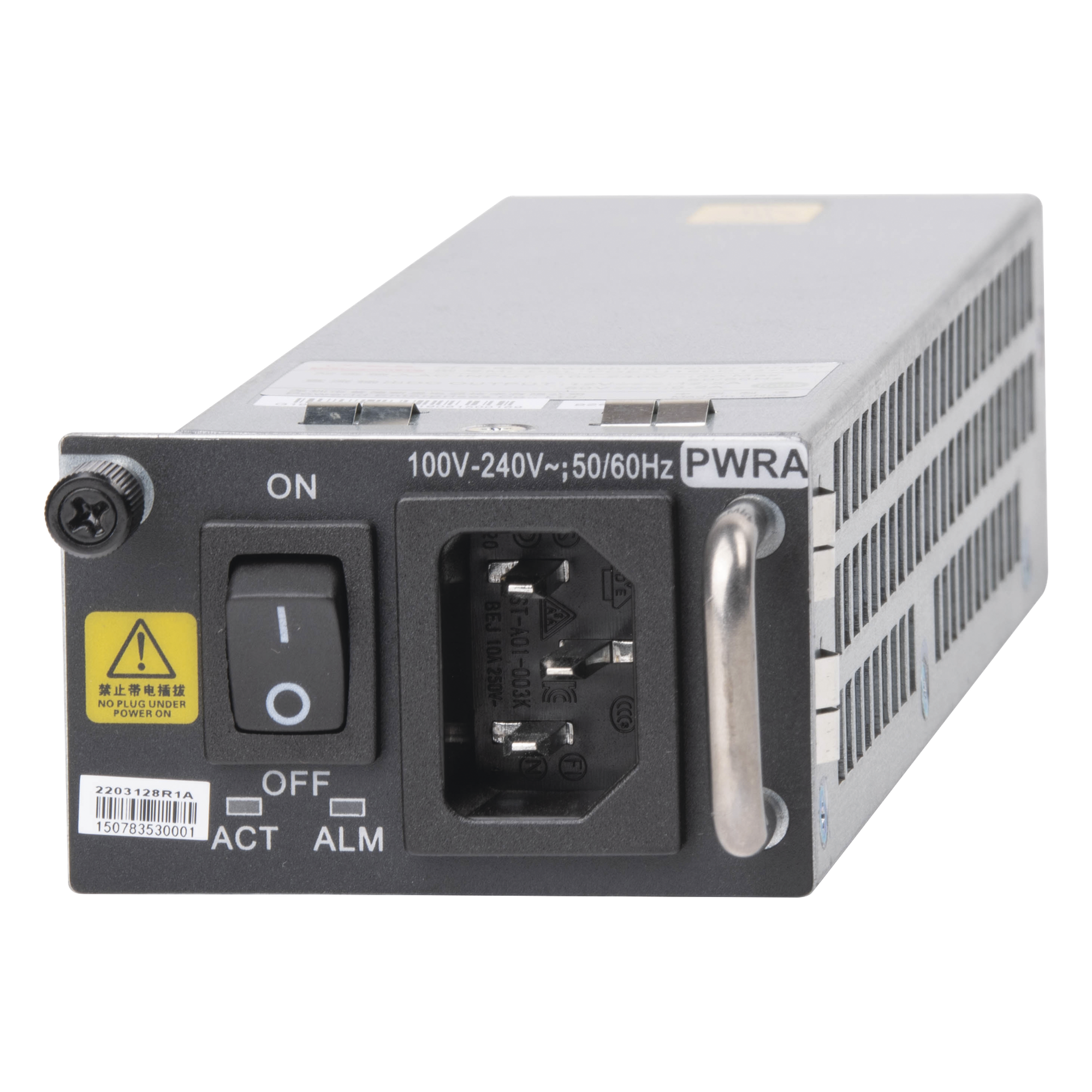 Fuente de Poder para OLT / Voltaje Universal 100-240 VCA / Frecuencia 50-60 Hz / Protección contra Sobretensiones / Gestión UNM2000 / Autoaprovisionamiento ONUs — FIBERHOME · SKU AN6001-G16-PWRA