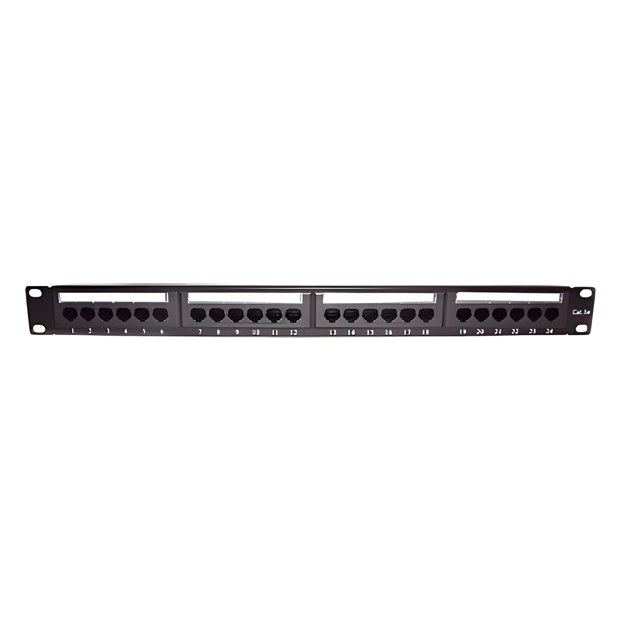 Panel de Parcheo de Impacto / 24 Puertos / Cat5e / 19 Pulgadas / 1U / 110 IDC / 24-26 AWG — LINKEDPRO BY EPCOM · SKU LP-PP-507