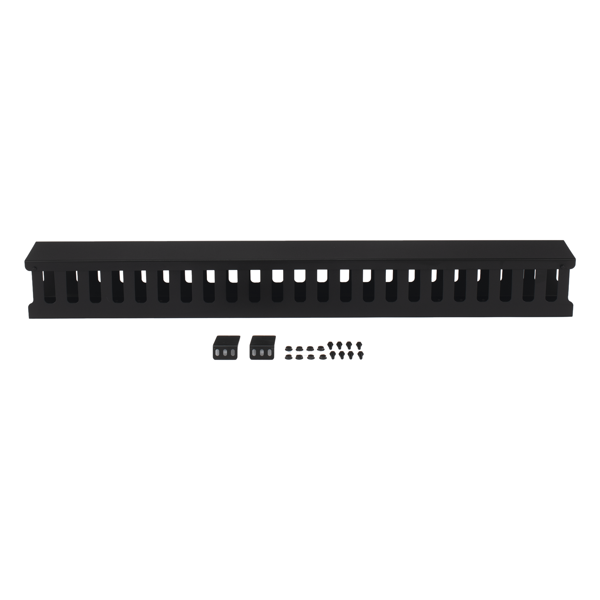Organizador de Cable Vertical de 24 Unidades Rack Sencillo, Compatible con Racks Serie EIRL y EIQR