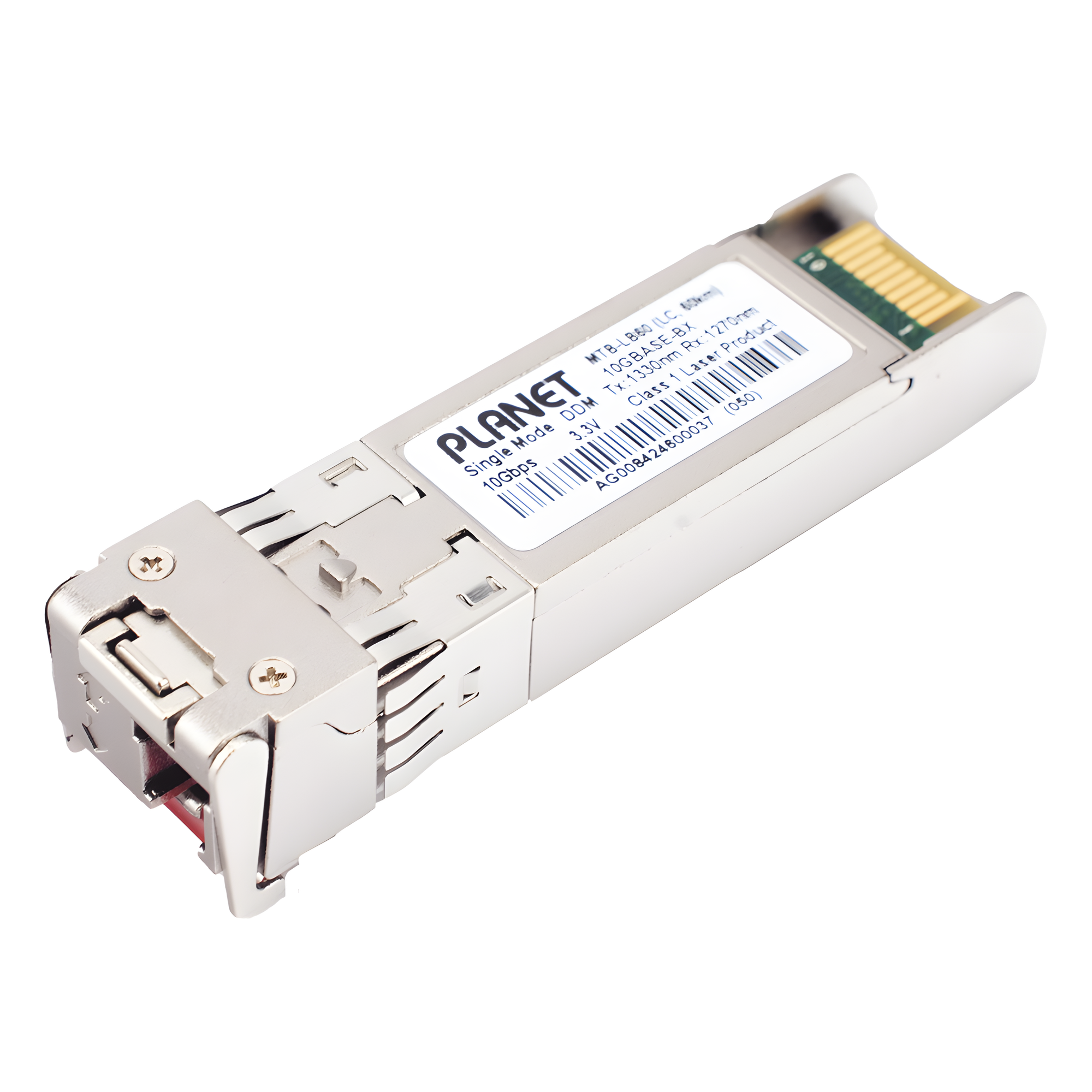 Transceptor WDM SFP+ / 10G LC / Fibra Monomodo 60 km (37 mi) / Hot-Swappable / 0°C a 60°C — PLANET · SKU MTB-LB60