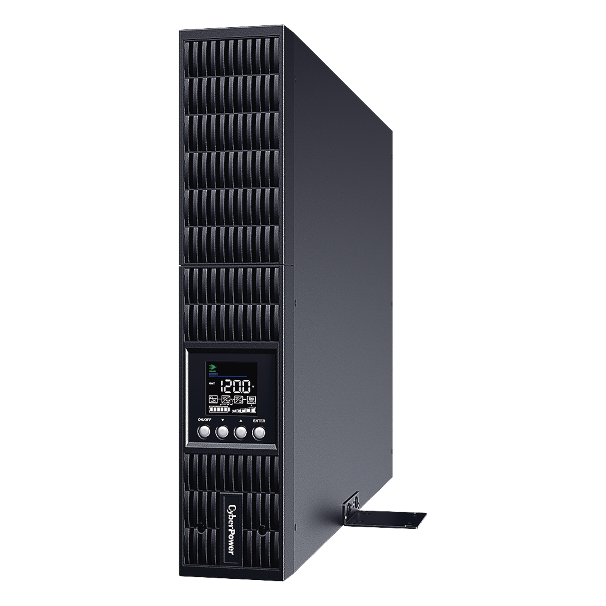 UPS Online Doble Conversión / 3000 VA / 2700 W / 6 Tomas NEMA 5-20R / Onda Senoidal Pura / Rack 2U / Torre — CYBERPOWER · SKU OLS3000RT2UA