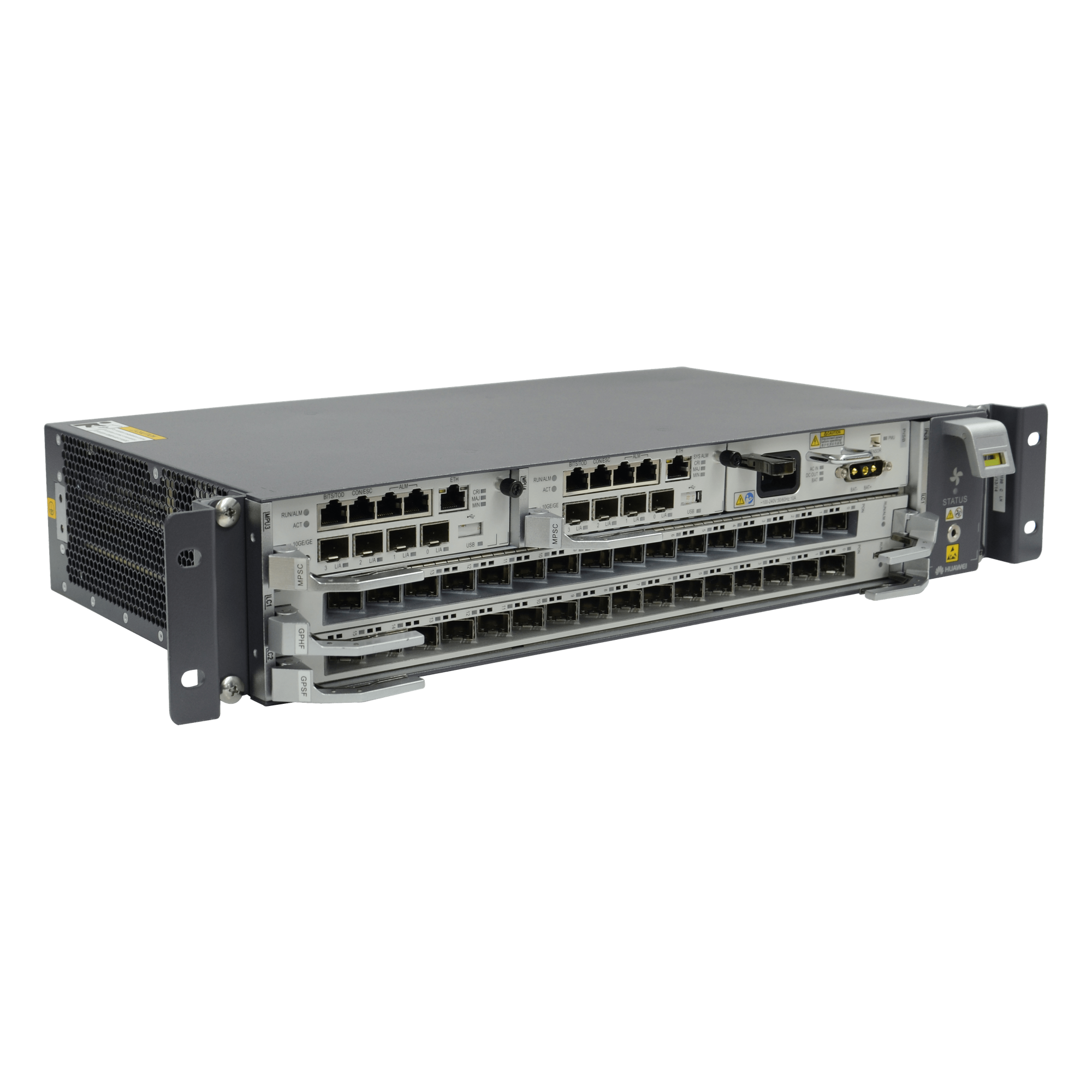 OLT GPON / 16 Puertos / 2 Ranuras 2U / Switching 560 Gbit/s / L3 OSPF BGP / XGS-PON — HUAWEI · SKU MA5800-X2