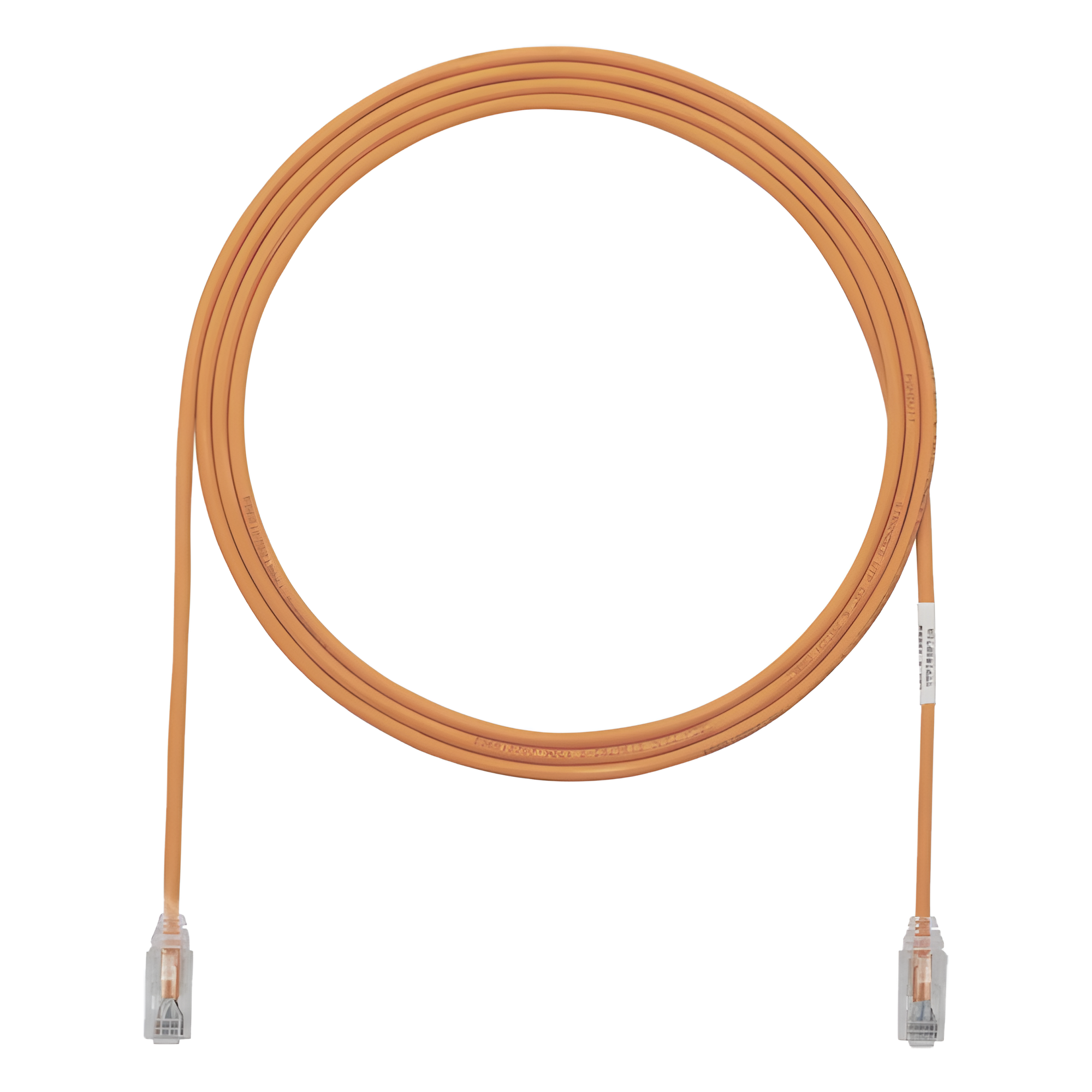 Cable de Parcheo / Cat6 UTP / 28AWG Diámetro Reducido / 3.05 m (10 Pies) / Naranja — PANDUIT · SKU UTP28SP10OR