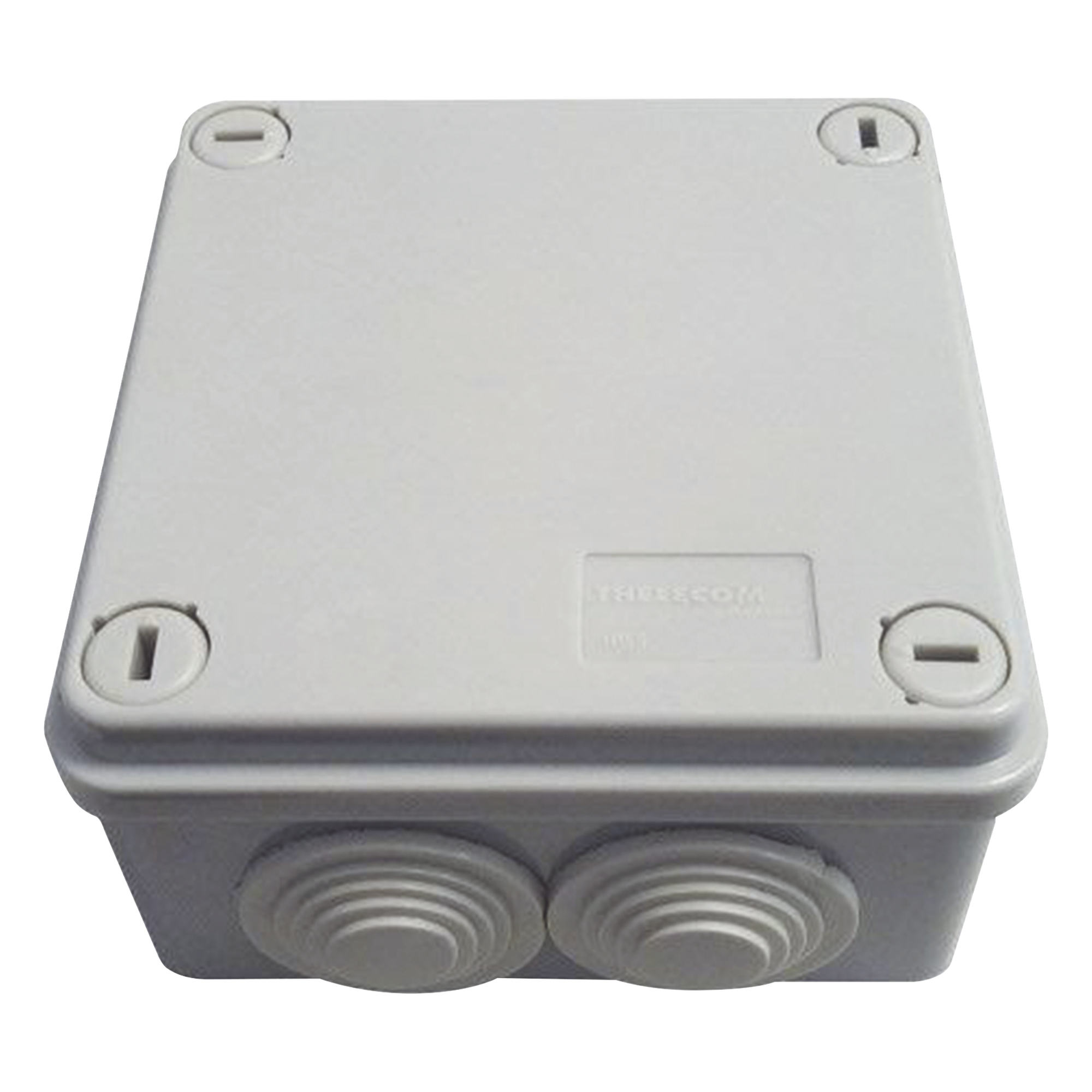 Caja Estanca / IP55 / IK08 / 6 Entradas 3/4' / 100x100x50 mm (3.94x3.94x1.97') / ABS Gris — THORSMAN · SKU TH-CJE