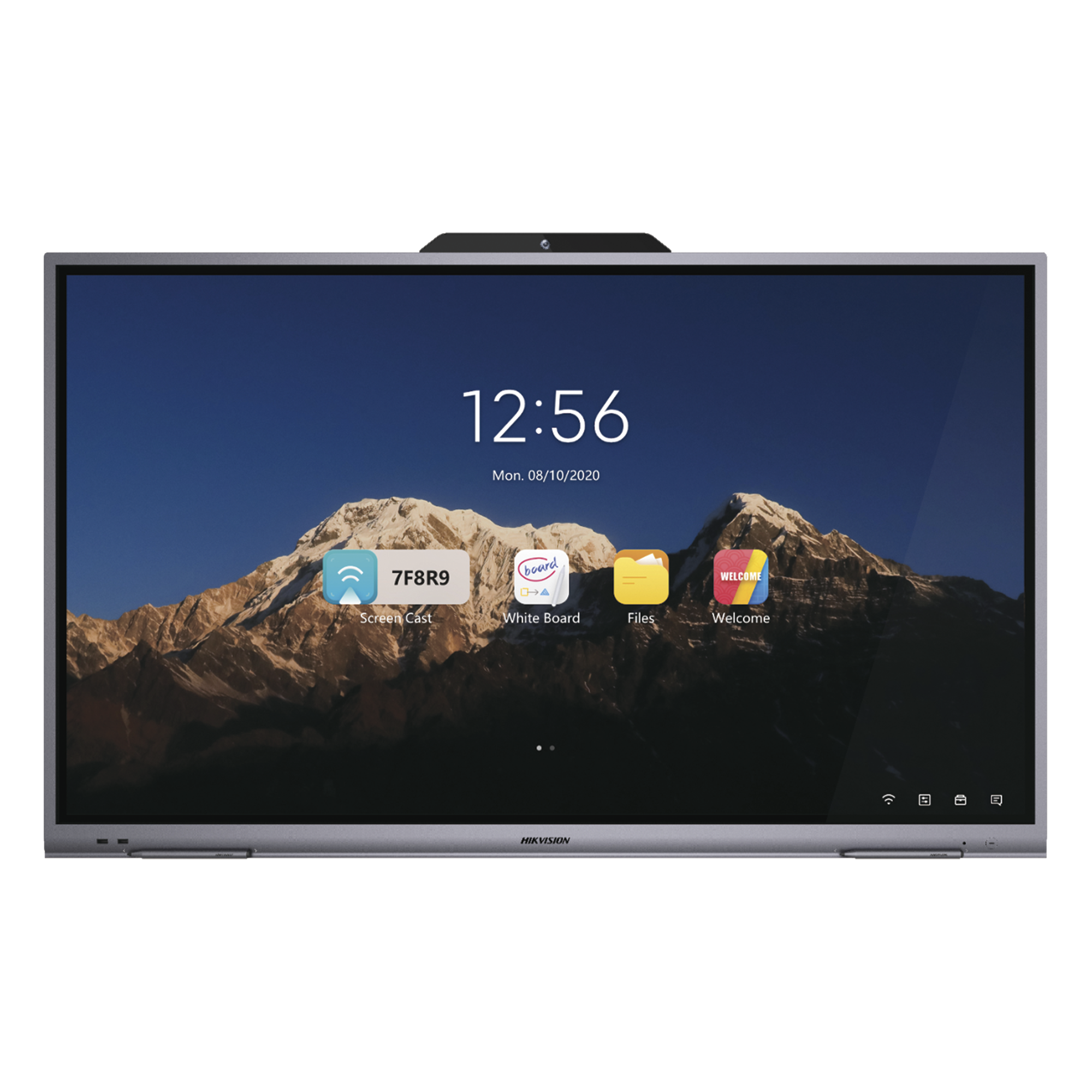 Pantalla Interactiva Touch de 65" Android 8.0 / Cámara Web 8 MP / Resolución 4K / Bocinas Integradas / Entradas HDMI y VGA / Incluye 2 Lápices para Escribir