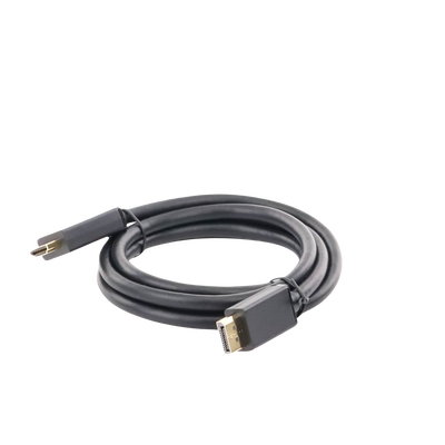 Cable DP Macho a HDMI Macho / Longitud 1.50 Metros (4.92 Pies) / Soporta 4K@30Hz / Soporta 3D / Cobre EstaÑado 28AWG / Blindaje Interno MÚltiple / TransmisiÓn Unidireccional / BotÓn de LiberaciÓn / Chip de Última GeneraciÓn