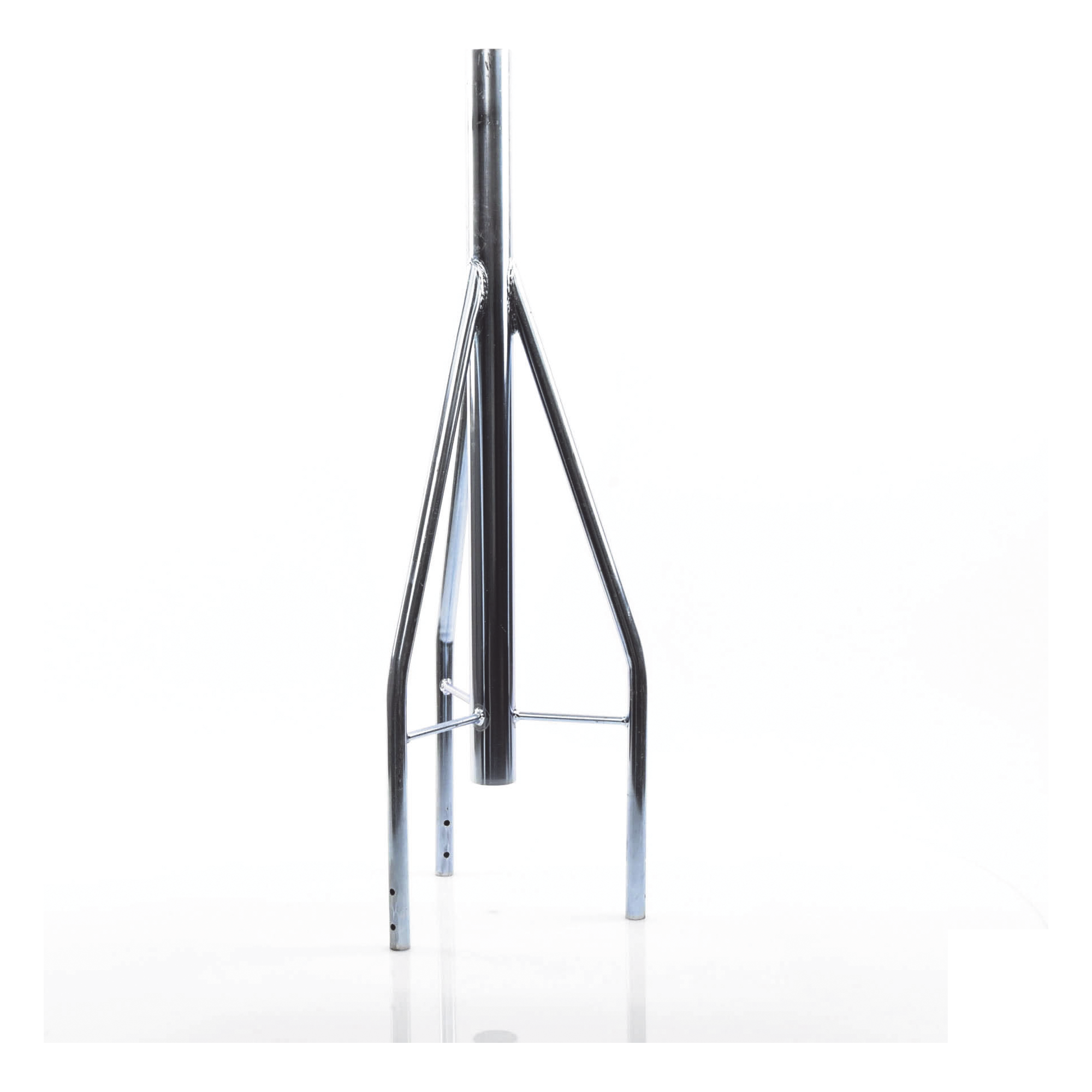 Tramo de Remate para Torre / Tubo Central 2' Calibre 18 / 3 Opresores para Pararrayo / Galvanizado por Inmersión en Caliente / Compatible con STZ-30G