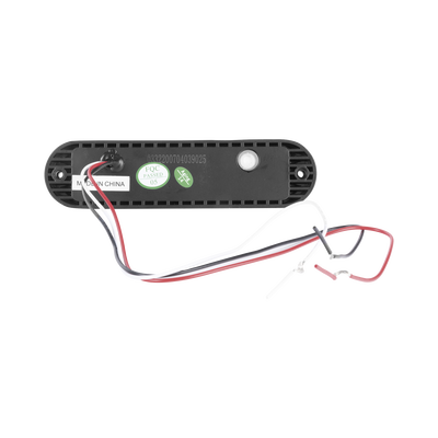 Luz Auxiliar Ultra Brillante IP67 de 6 LEDs, Color Claro, con mica transparente y bisel negro