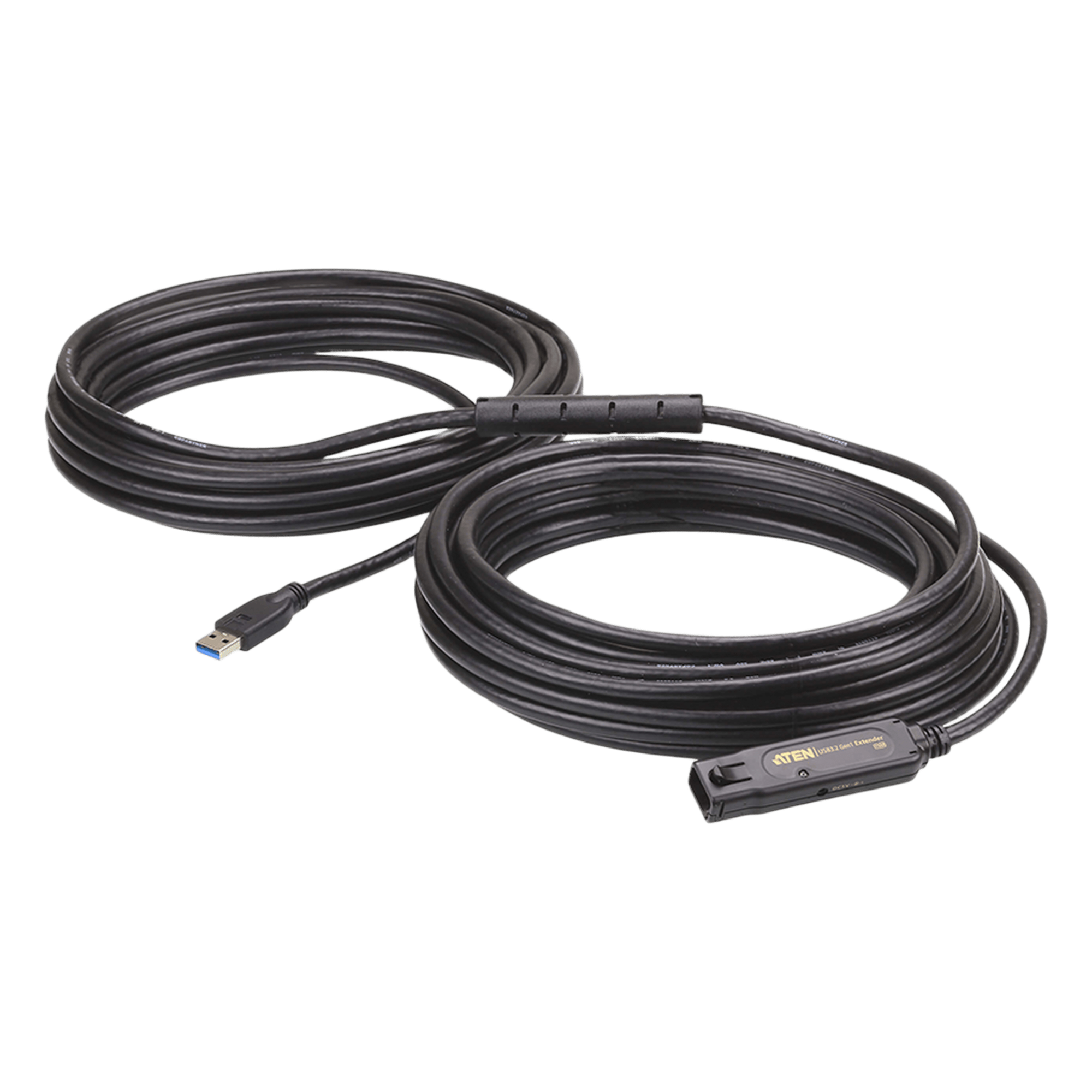 Extensor USB / USB 3.2 Gen1 / 5 Gbps / 15 m (49.2 ft) / Tipo A Macho a Hembra / Plug and Play — ATEN · SKU UE3315A