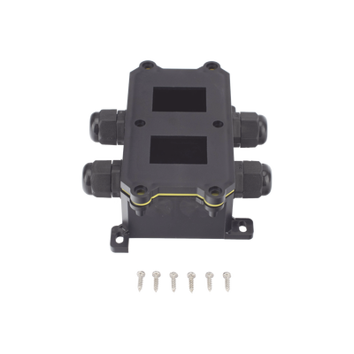 Caja de Plástico ABS/PA66 para Interruptores AccessPRO /  Compatible con los Interruptores APB-0 Series / IP65 / 4 Puertos de Conexión