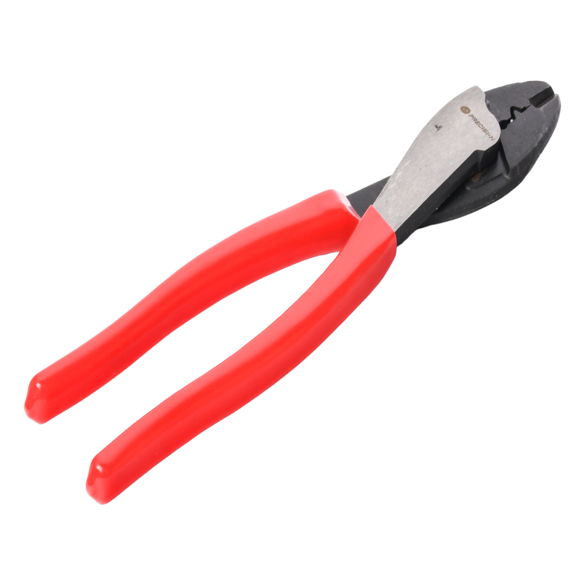 Pinza de 9.5" para cortar y crimpar ( ponchar )  terminales Aislados y No aislados
