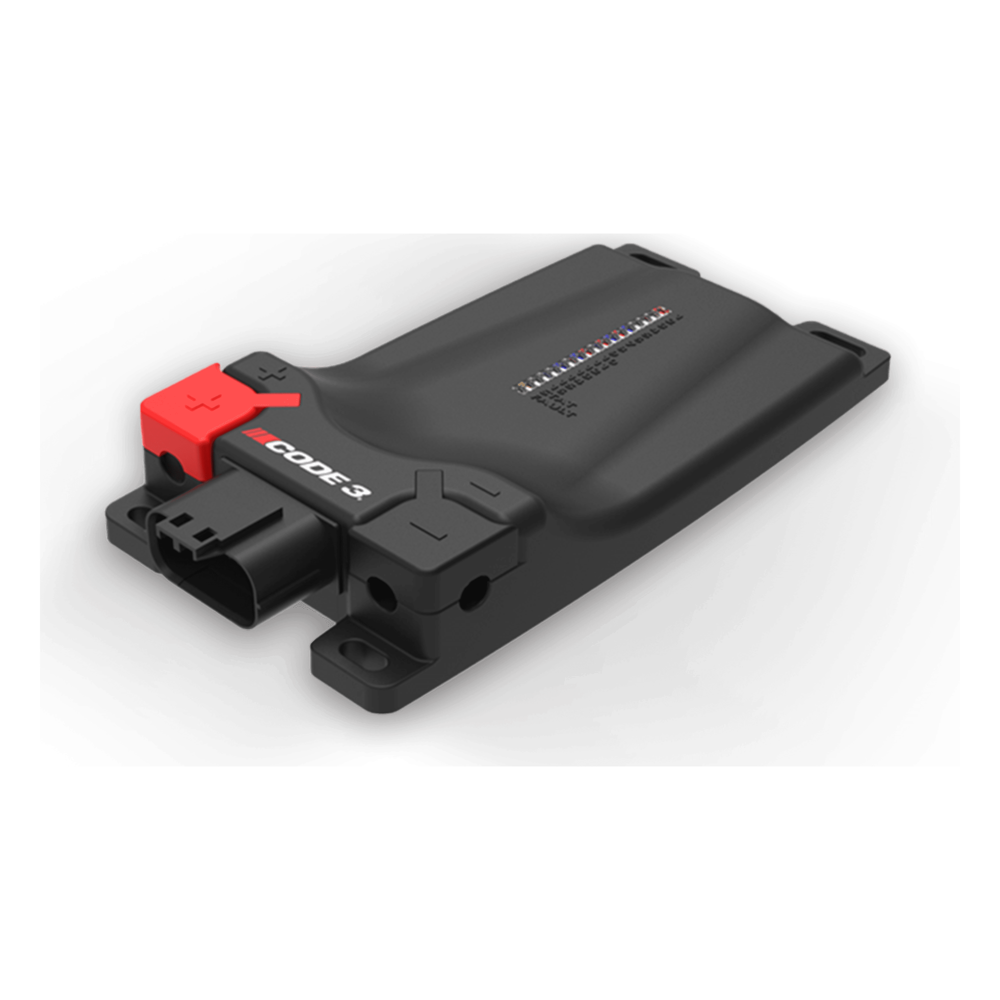 Nodo de Interfaz para Sistema de Control de Luces de Emergencia / Compatible con Matrix / Integración Vehicular — ECCO · SKU SWITCHNODE