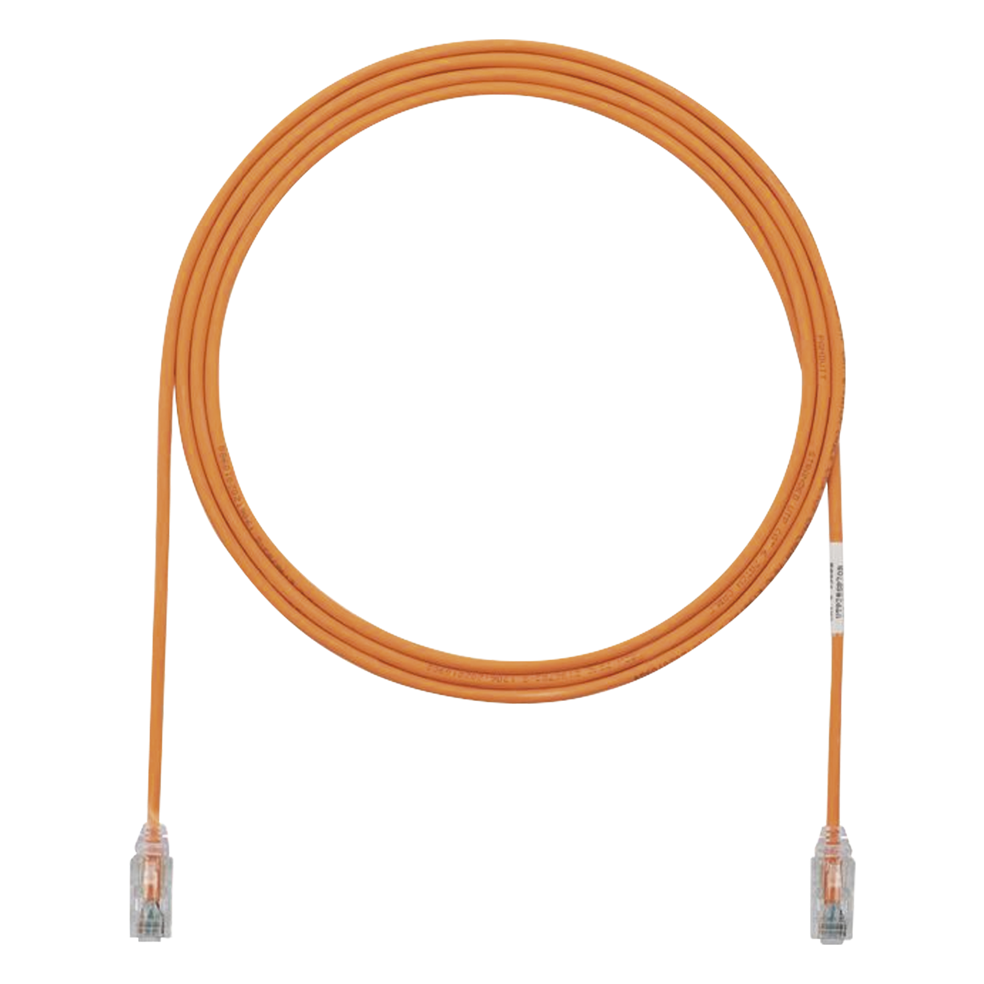 Cable de Parcheo UTP / Cat6 / 28AWG Diámetro Reducido / 2.13 m (7 pies) / Naranja — PANDUIT · SKU UTP28SP7OR