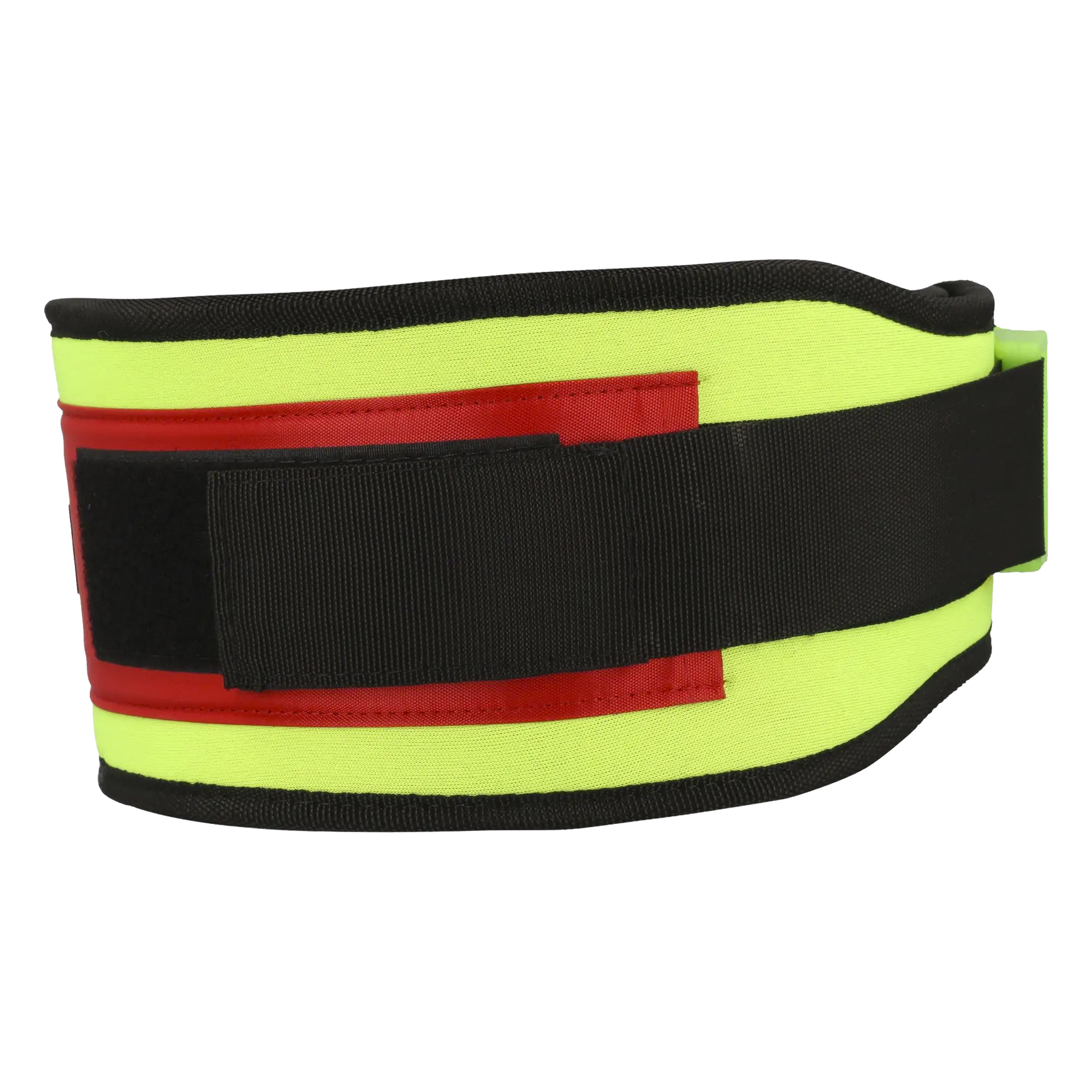 Faja Rígida de Seguridad / Talla M / Alta Visibilidad / Soporte Sacrolumbar / Poliéster y Polipropileno