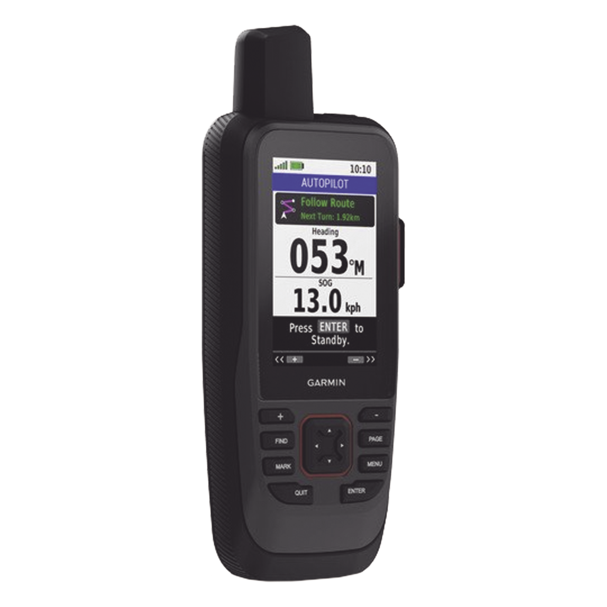 GPS Portátil / Pantalla Transflectiva 3" / Resolución 240x400 / Autonomía 35 Horas / Memoria 16 GB / Brújula de Tres Ejes / IPX7 / MIL-STD-810
