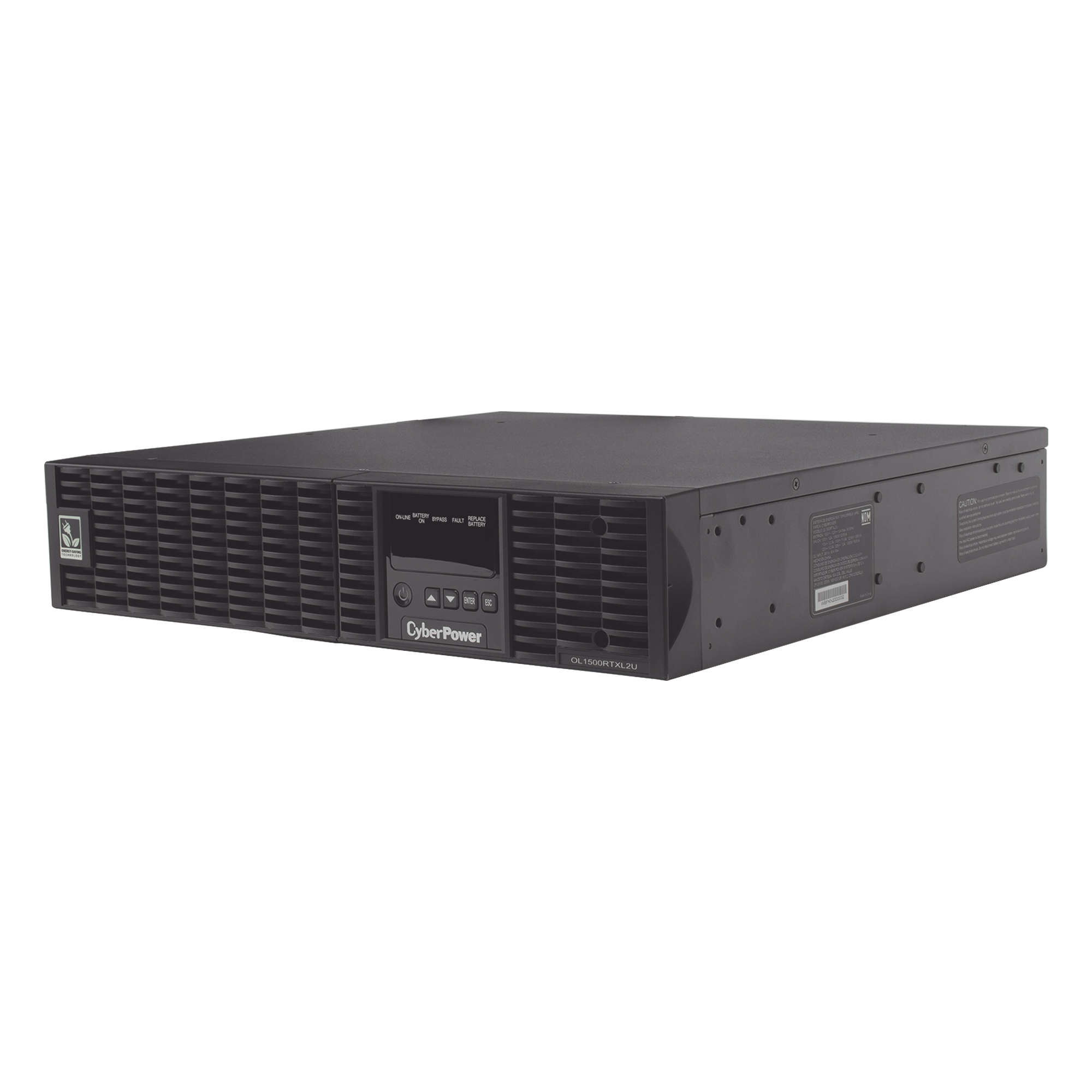 UPS de 1500 VA/1350 W, Online Doble Conversión, Entrada 120 Vca NEMA 5-15P, Onda Senoidal Pura, Rack o Torre de 2 UR, Con  8 Tomas NEMA 5-15R