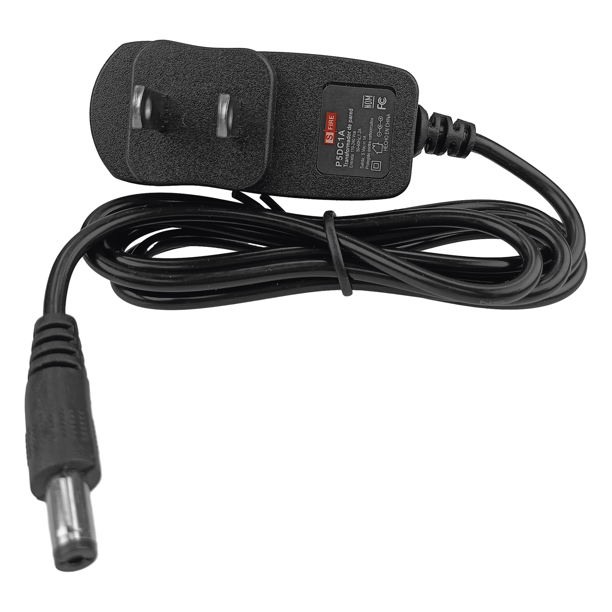 Fuente de Poder de 5 Vcc / 1A  / Voltaje de Entrada de 100-240 Vca / Para Usos Múltiples / Video Vigilancia, Acceso, Asistencia, Alarmas, Bocinas, Etc. / Certificación NOM