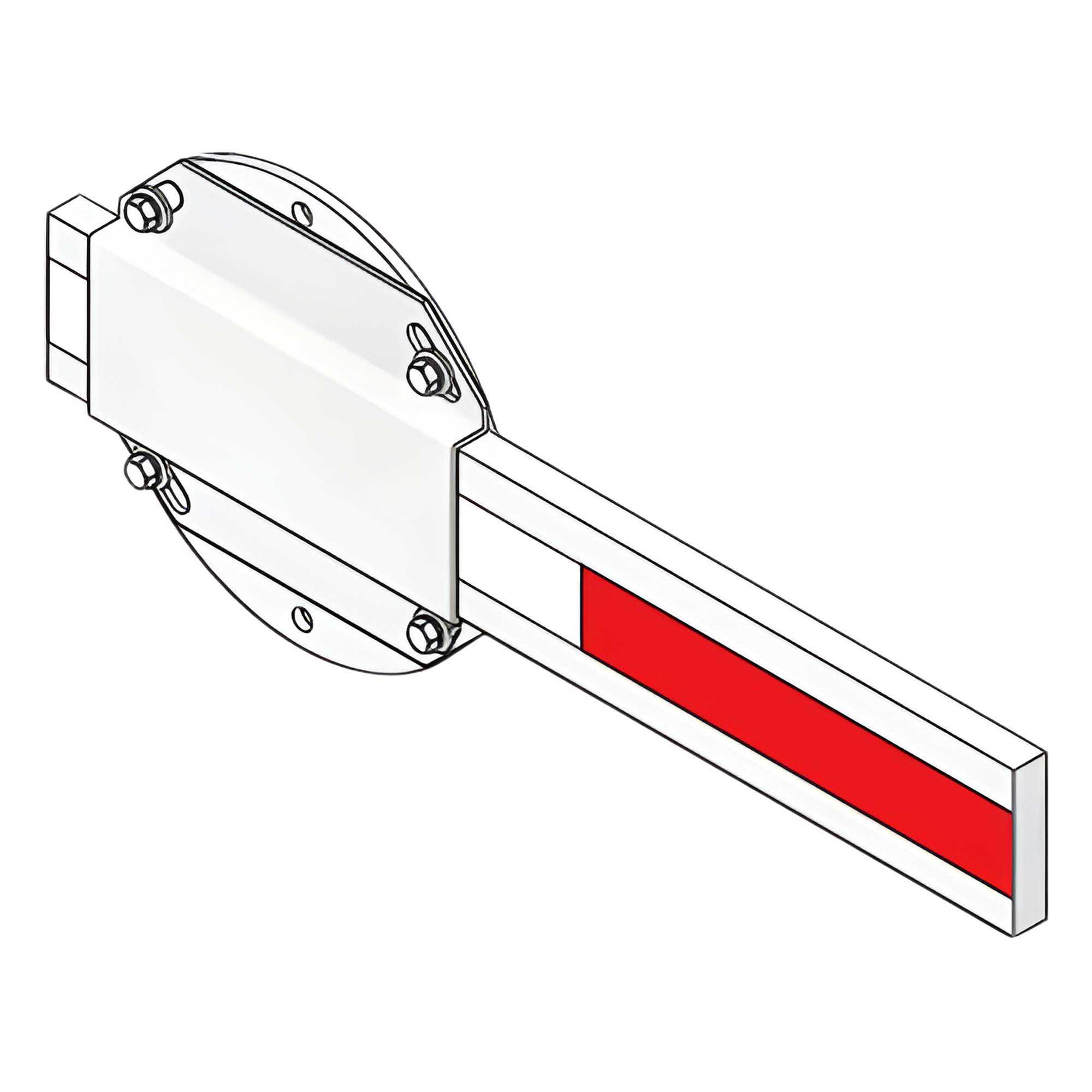 Mástil de Barrera Vehicular / Madera Resistente / 14 ft (4.26 m) / Compatibilidad Dual / Montaje Izquierdo o Derecho — DKS DOORKING · SKU 1601-348