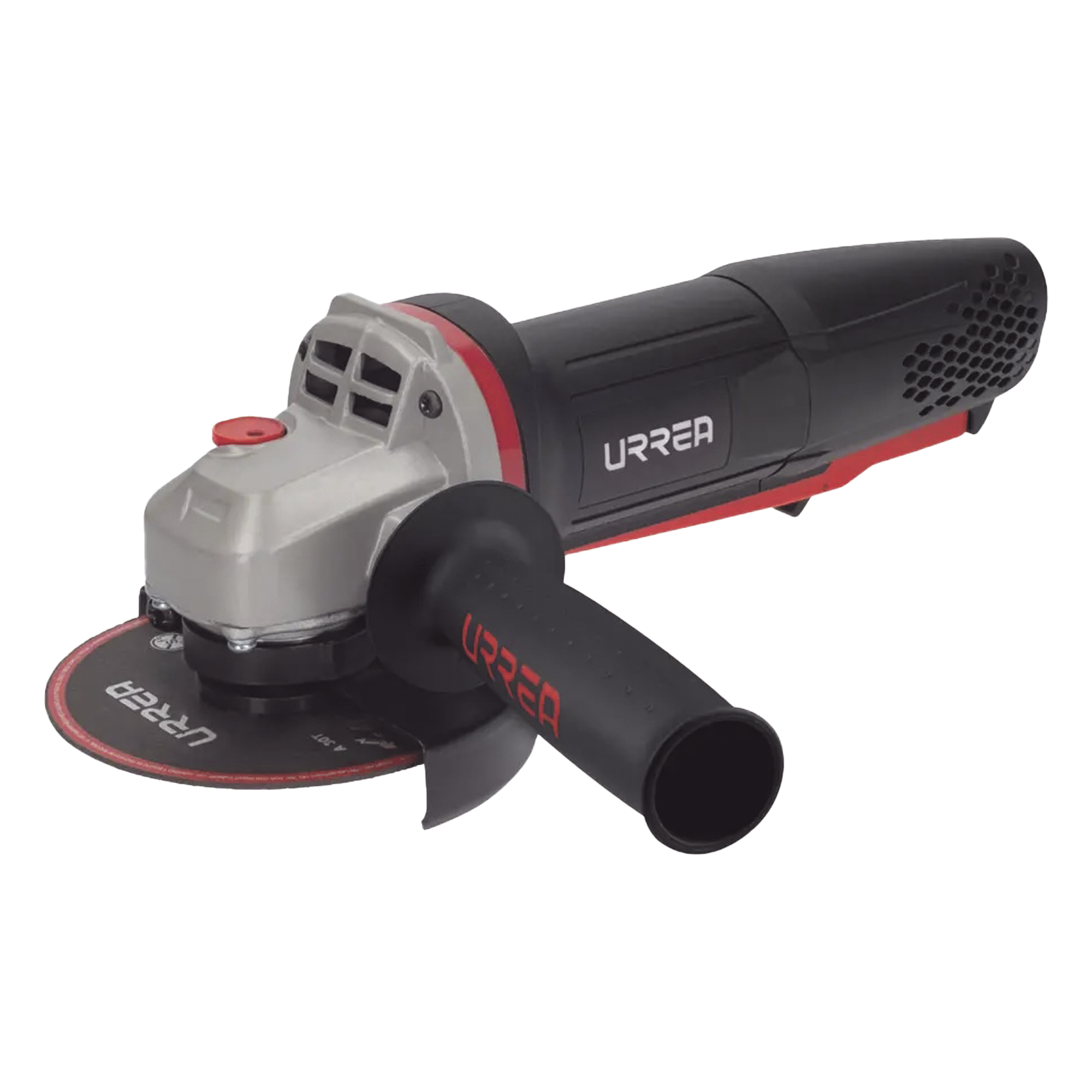 Mini Esmeriladora Angular / 4-1/2" / 850 W / 120 V / 11,000 r/min / Rosca 5/8" — URREA · SKU SYS-EA-904B