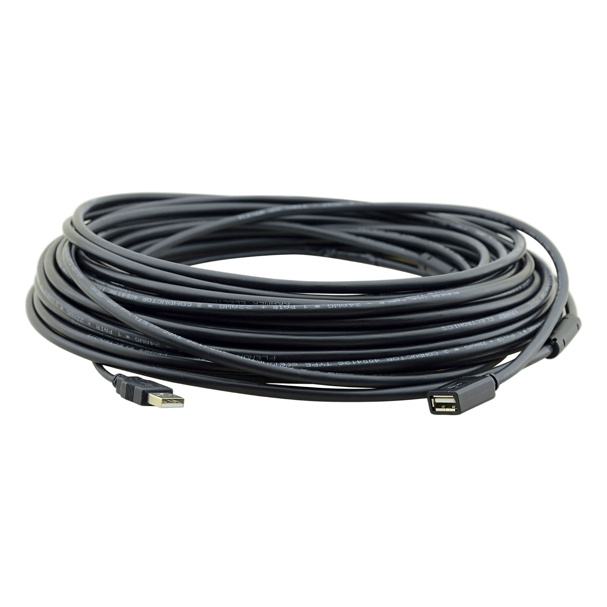 Cable Extensor Activo USB 2.0 / 480 Mbps / 15.2 m (49.9 ft) / Alimentación por Bus / Plug and Play — KRAMER · SKU CA-UAM/UAF-50