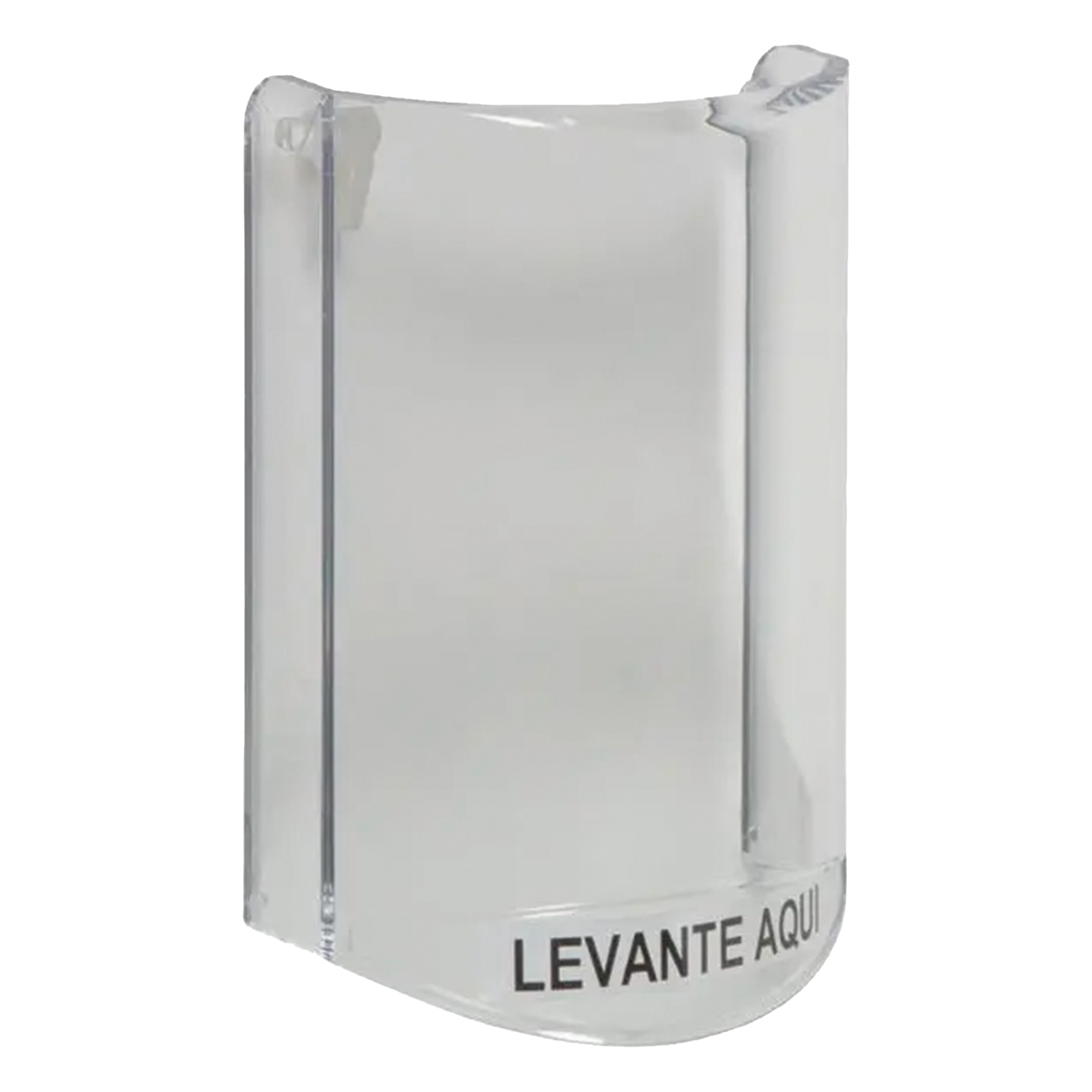 Cubierta protectora de policarbonato / Sin sonido / Texto en español / 135 x 89 x 45 mm / -40 a 120°F (-40 a 49°C) / UL y cUL conforme a ADA — STI · SKU STI-6517-ES