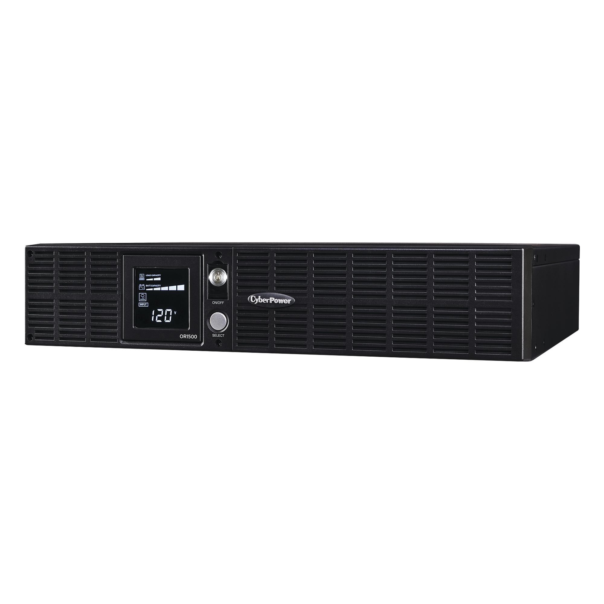 UPS Línea Interactiva / 1500 VA / 900 W / 8 Tomas NEMA 5-15R / Torre o Rack 2U / AVR Integrado / LCD Multifunción