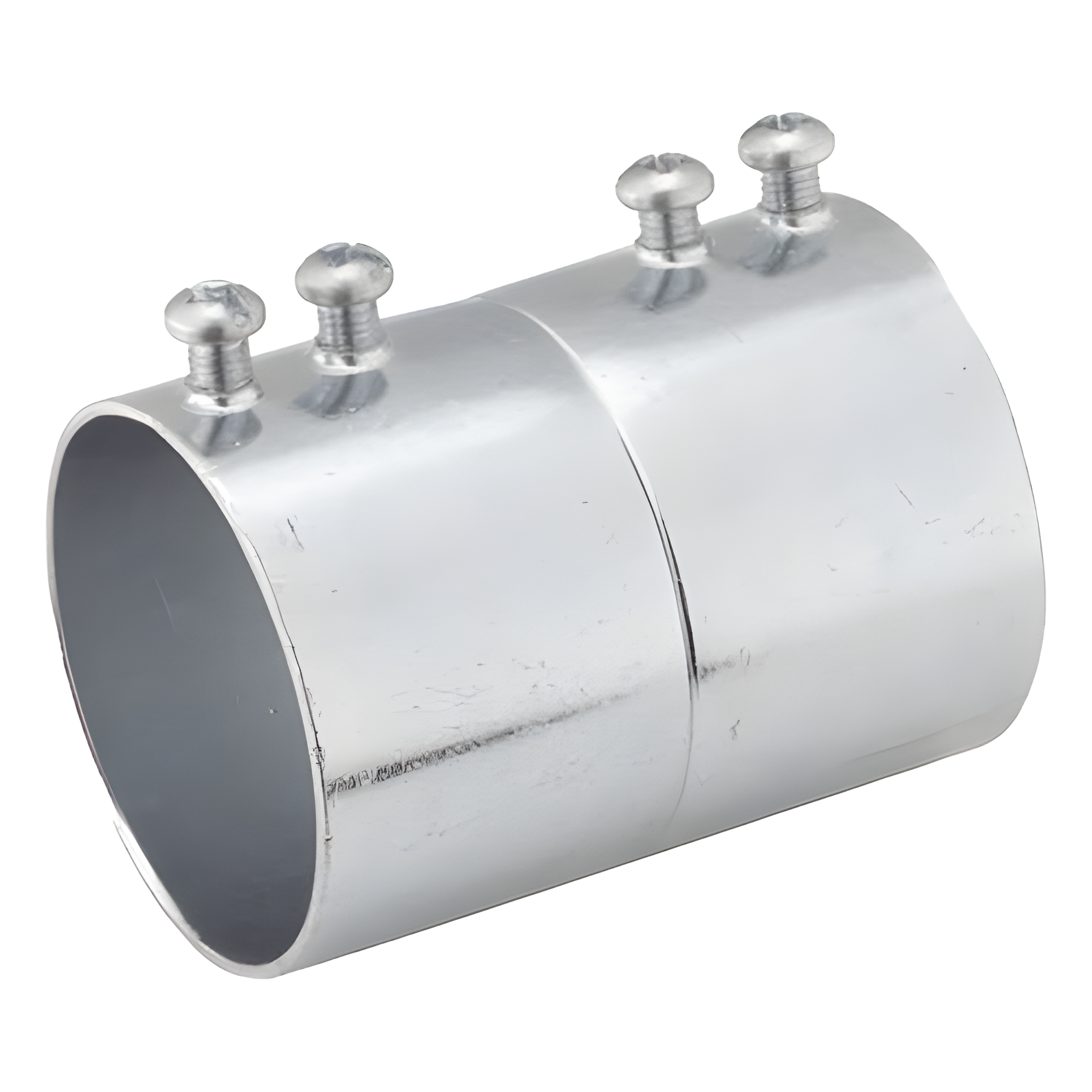 Cople para Pared Delgada / 2 in / Acero Galvanizado / Tornillo de Fijación / 83.10 mm (0.27 ft) Longitud — RACO · SKU HUB-2028