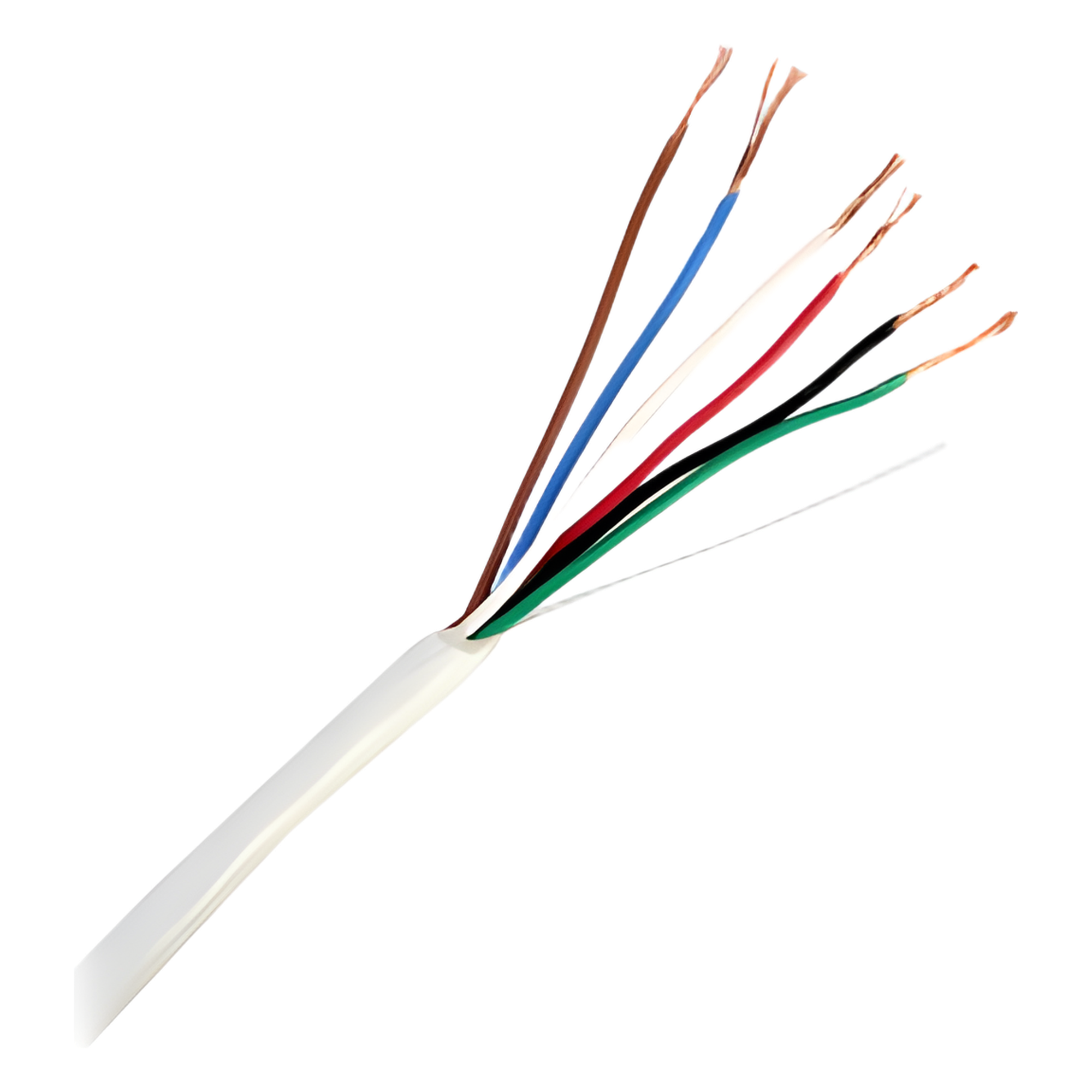 Bobina de Cable / 305 m (1000 pies) / 6 x 22 AWG / Cobre / CMR / Interior / Control de Accesos / Alarmas / Automatización / Interfonos — VIAKON · SKU 92-96